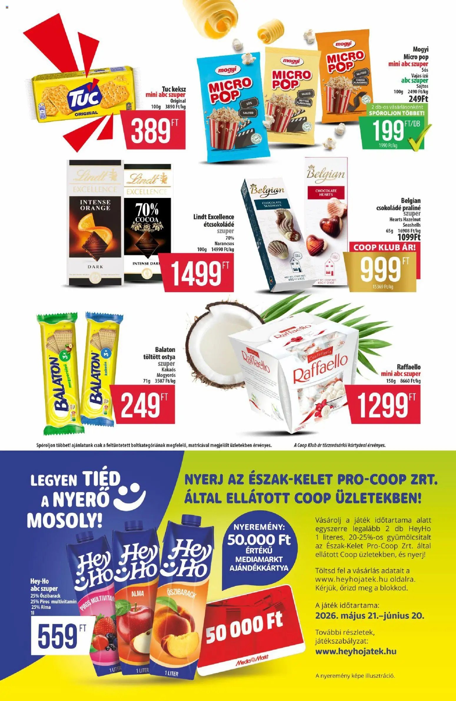 COOP újság 2026.05.21. COOP - Újság Észak Kelet Pro-Coop Zrt (2026-05-21 - 2026-05-27)