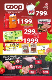 COOP újság 2026.05.21. COOP - Újság Észak Kelet Pro-Coop Zrt (2026-05-21 - 2026-05-27)