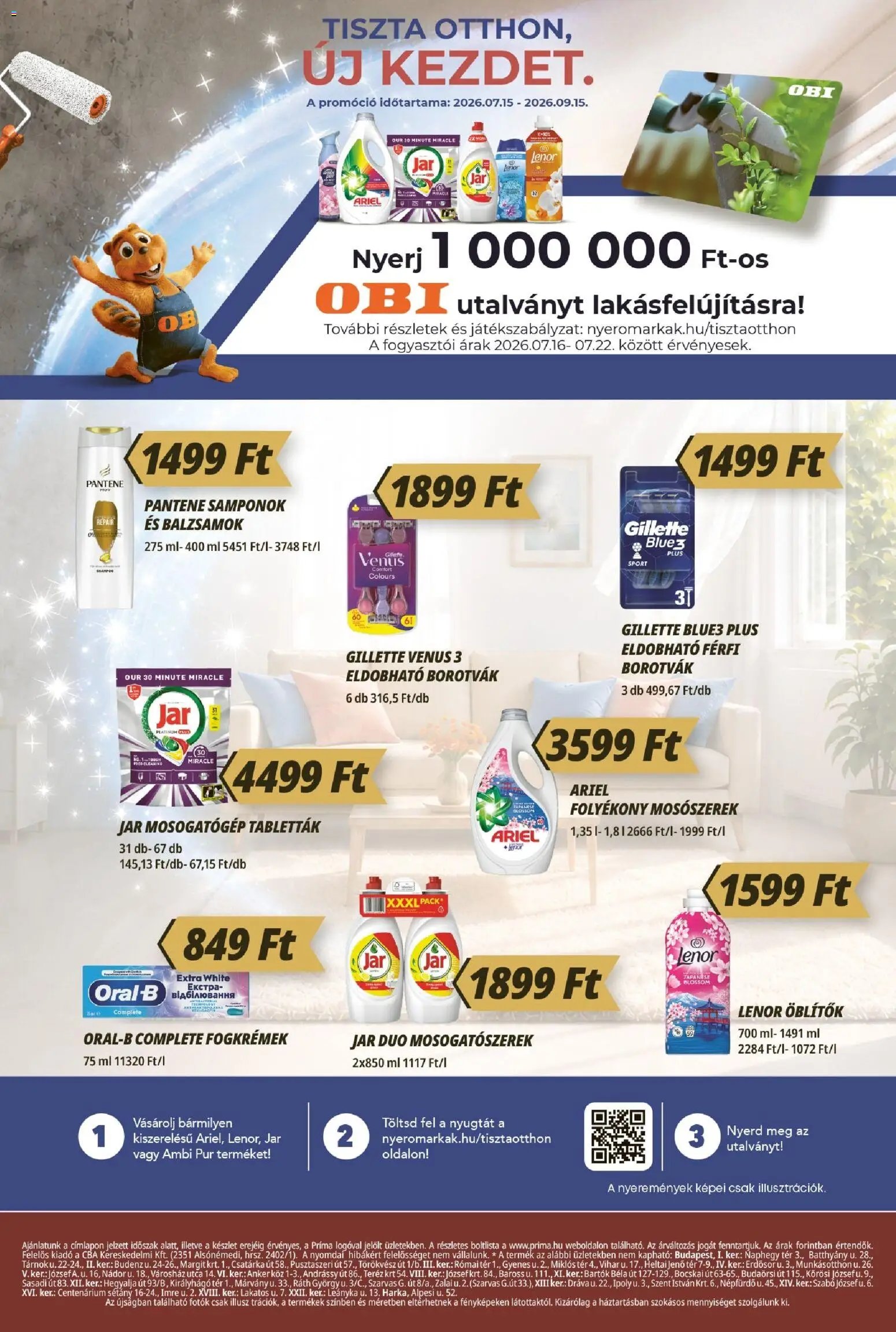 CBA Príma újság 2026.07.16. CBA Príma akciós újság