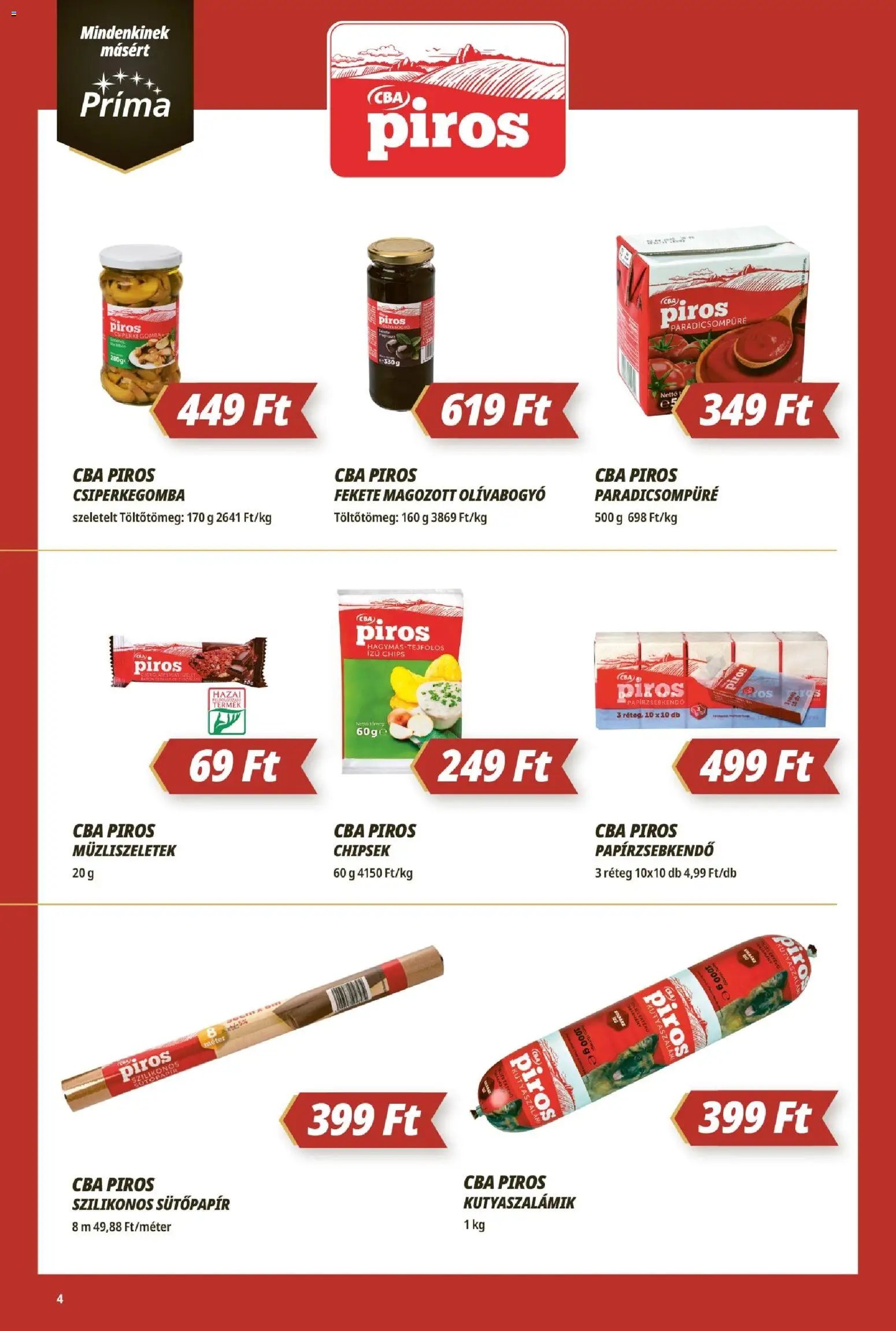 CBA Príma újság 2026.07.16. CBA Príma akciós újság