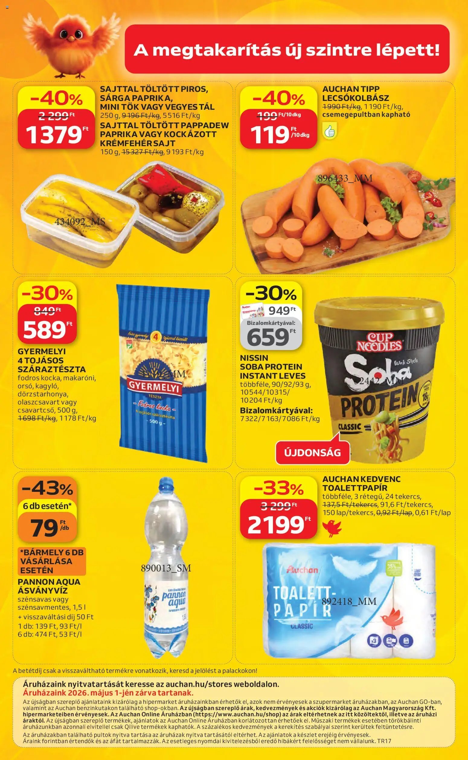 Auchan újság 2026.04.23. Auchan akciós újság (2026-04-23 - 2026-04-29)