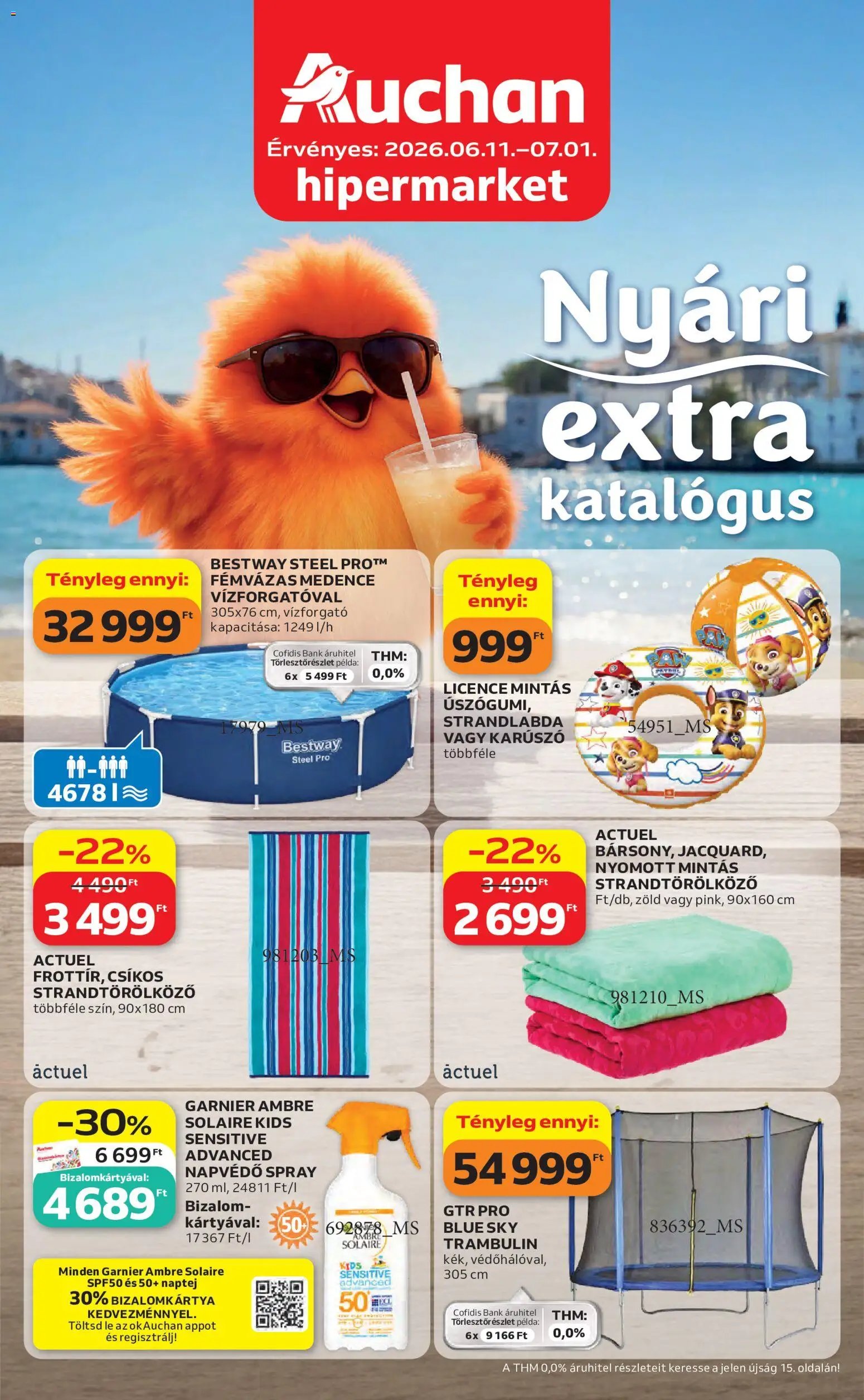 Auchan újság 2026.06.11. Auchan Nyári extra ajánlataink