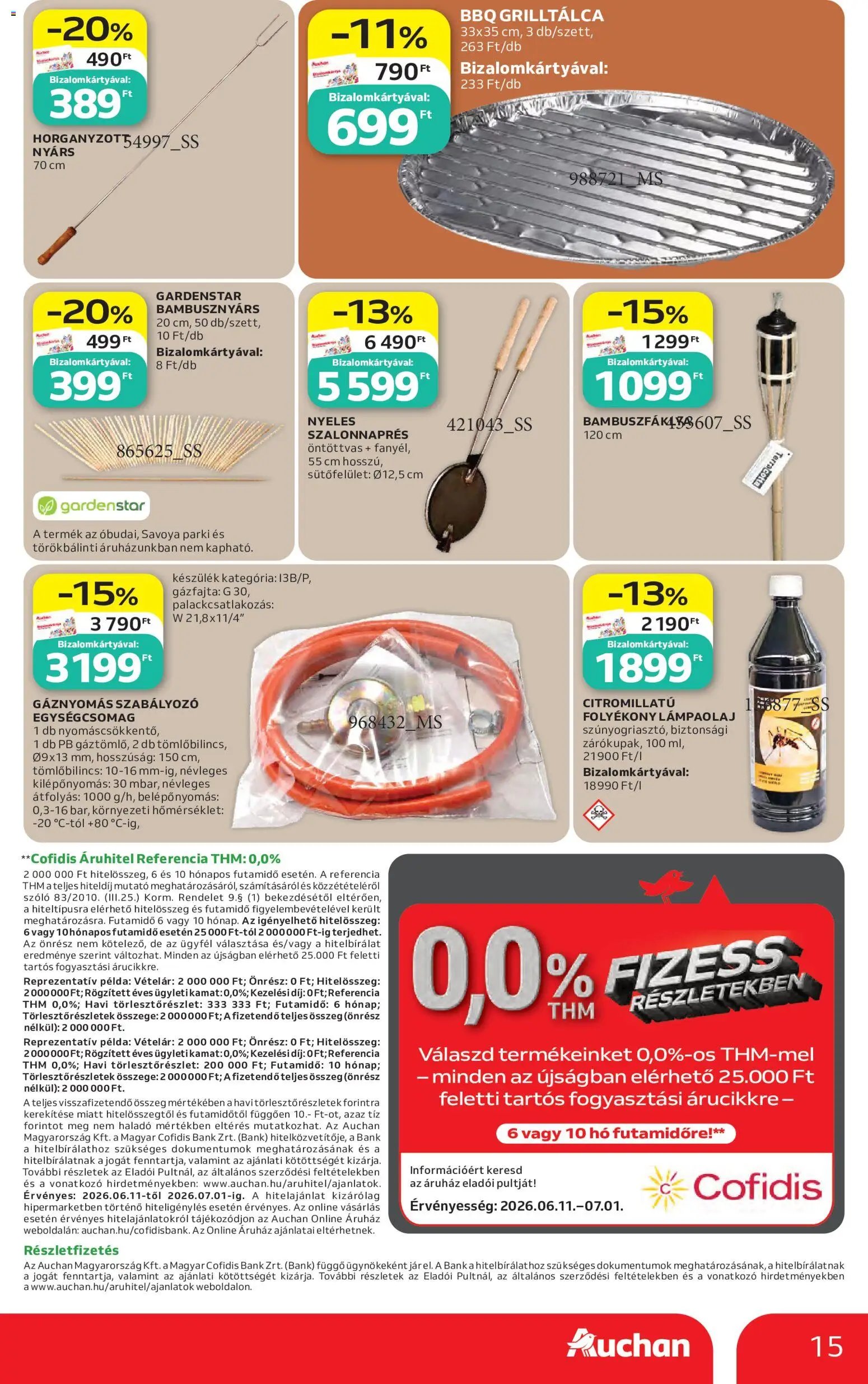 Auchan újság 2026.06.11. Auchan Nyári extra ajánlataink