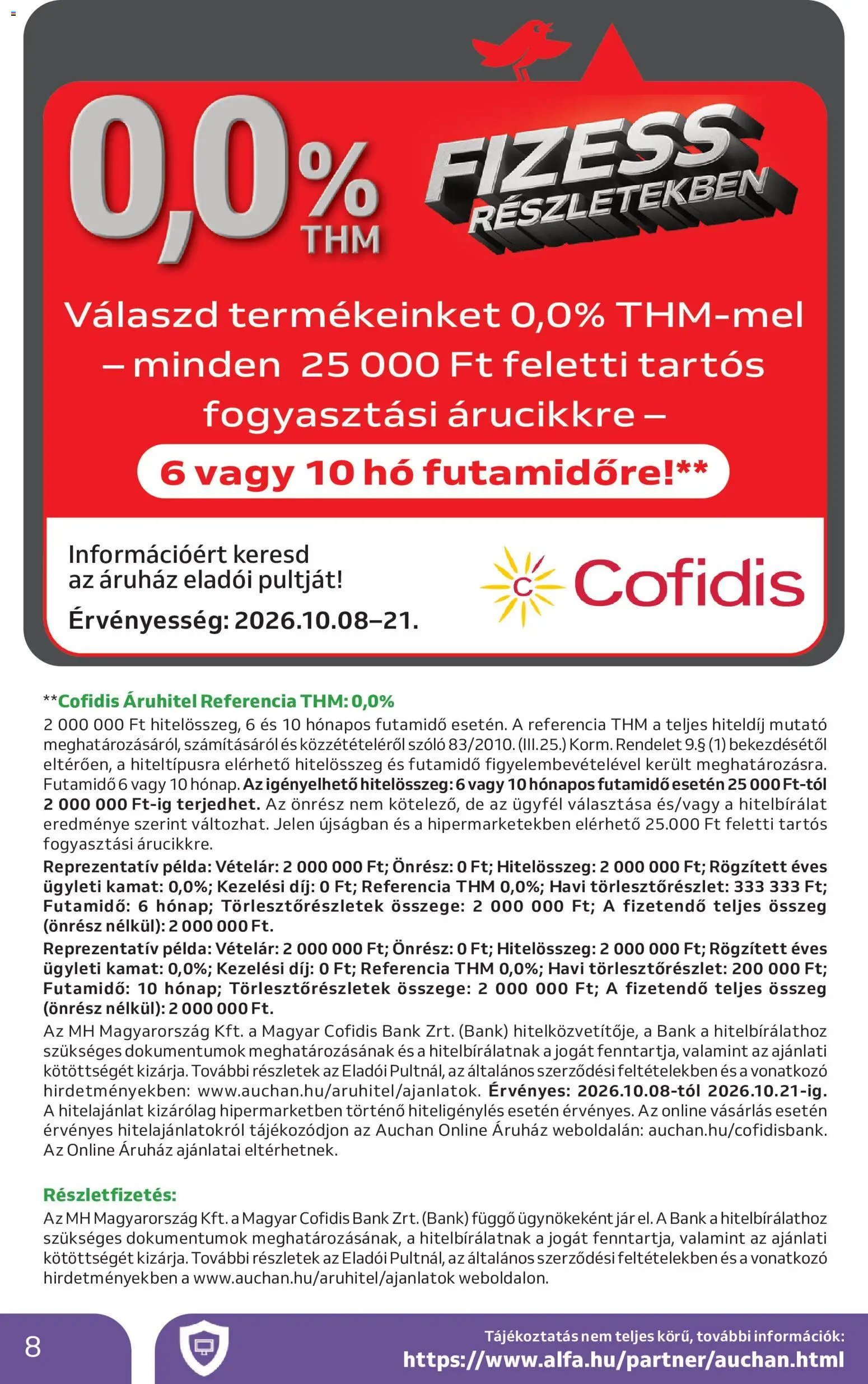 Auchan újság 2026.10.08. Auchan Műszaki ajánlatok
