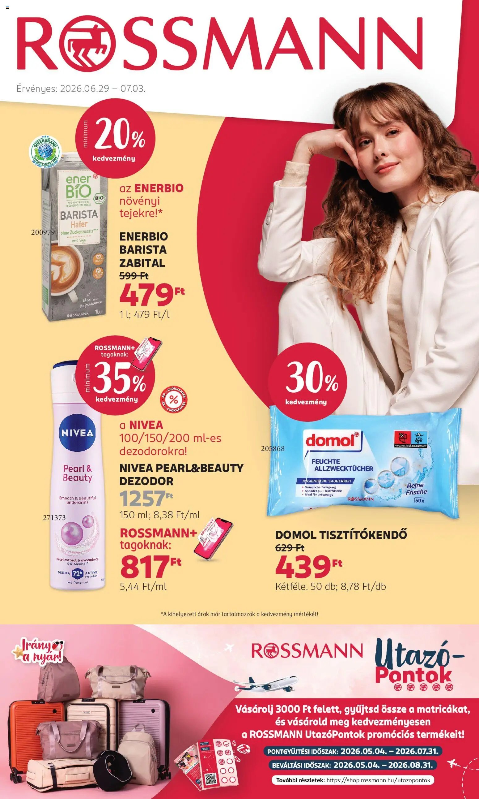 Rossmann újság 2026.06.29. Rossmann akciós újság