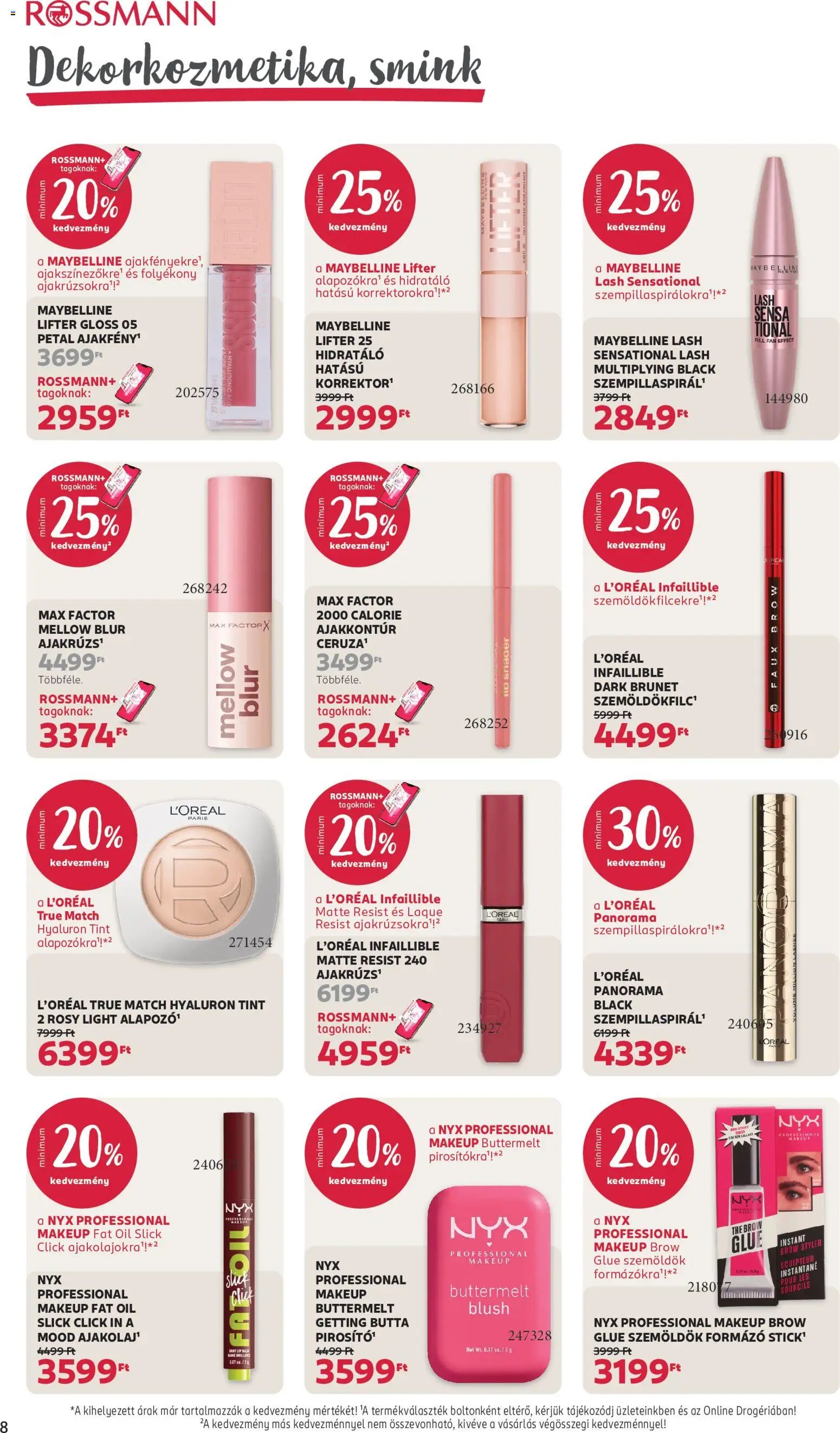 Rossmann újság 2026.06.29. Rossmann akciós újság