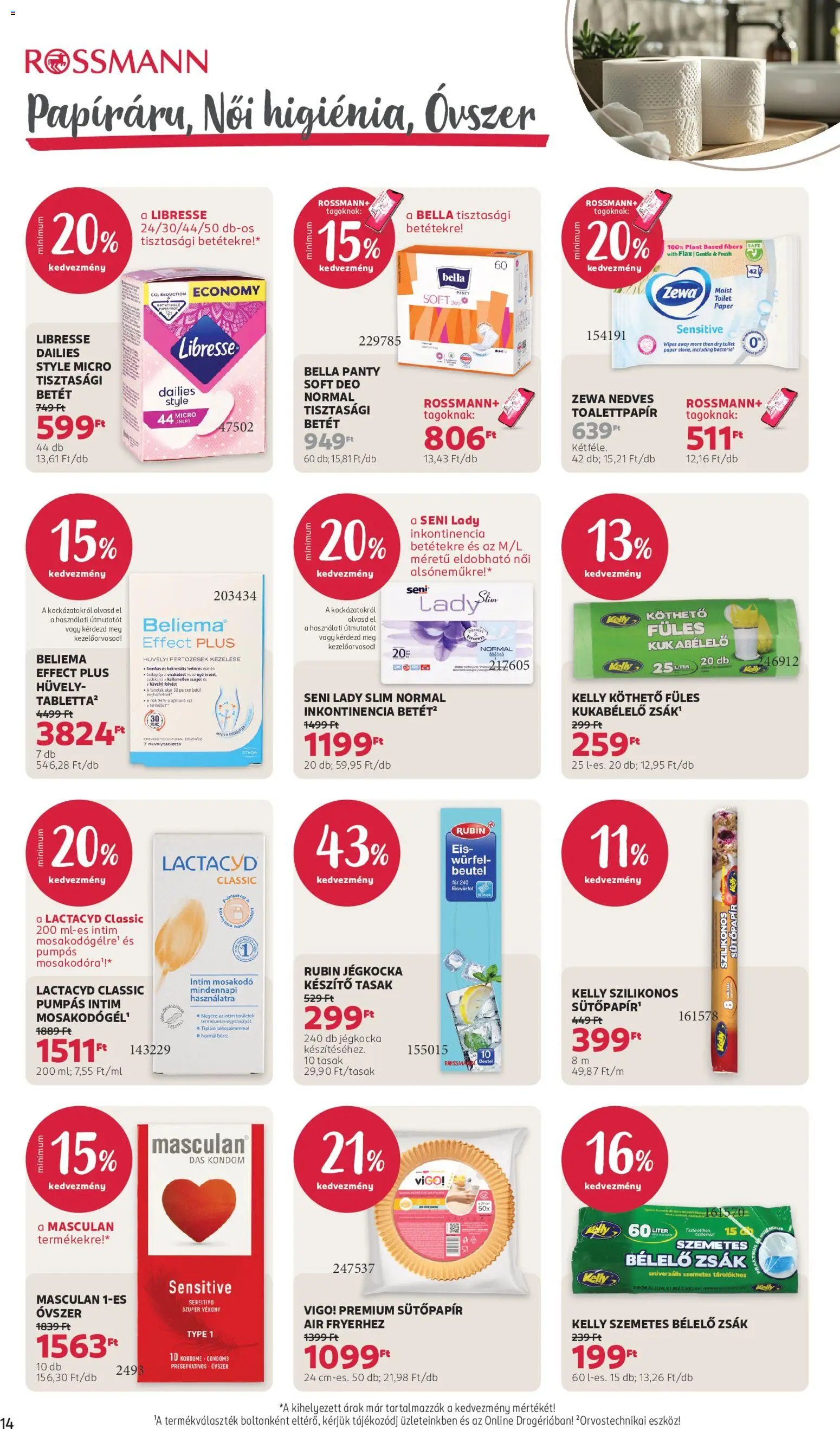 Rossmann újság 2026.06.29. Rossmann akciós újság