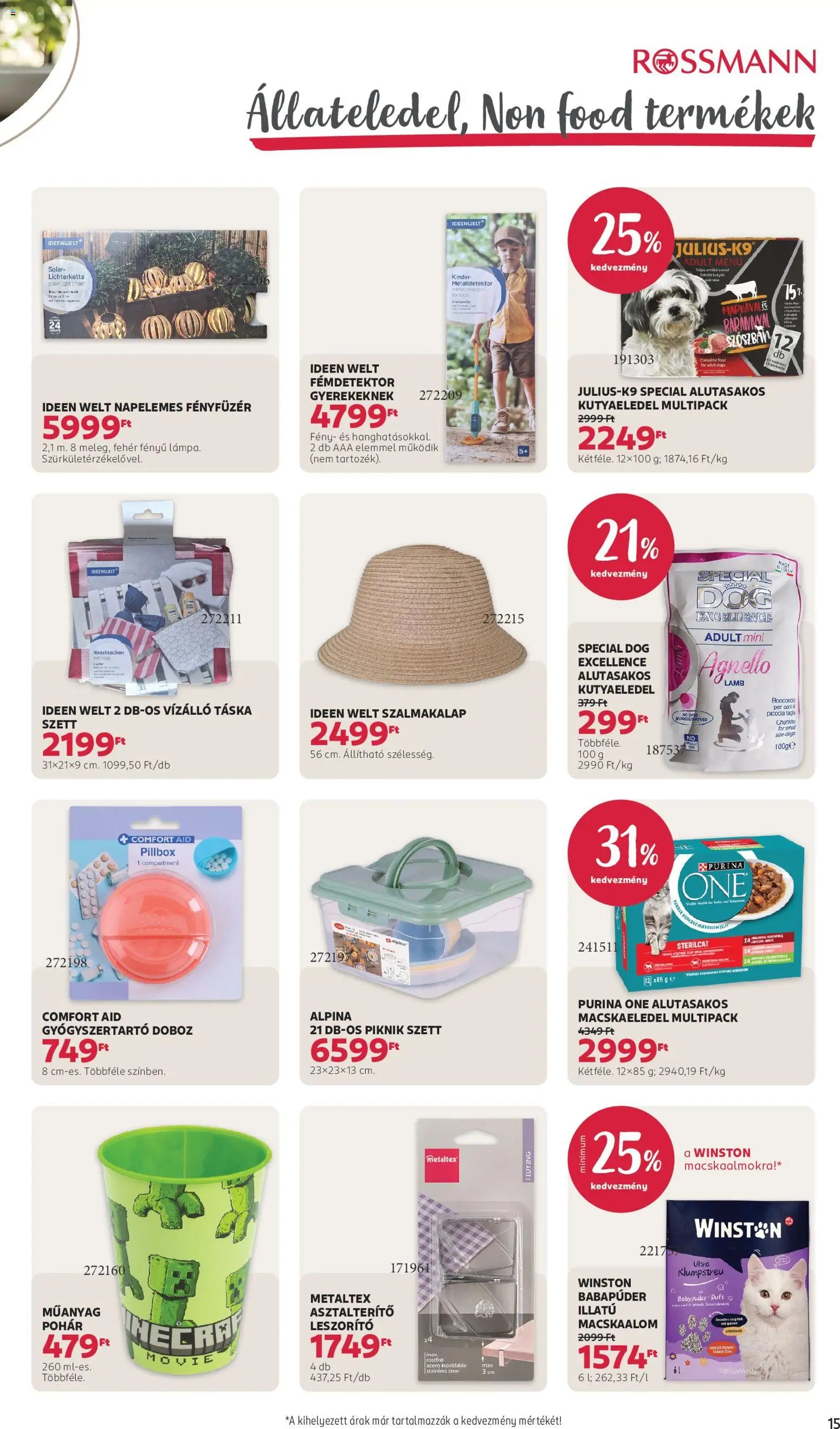 Rossmann újság 2026.06.29. Rossmann akciós újság