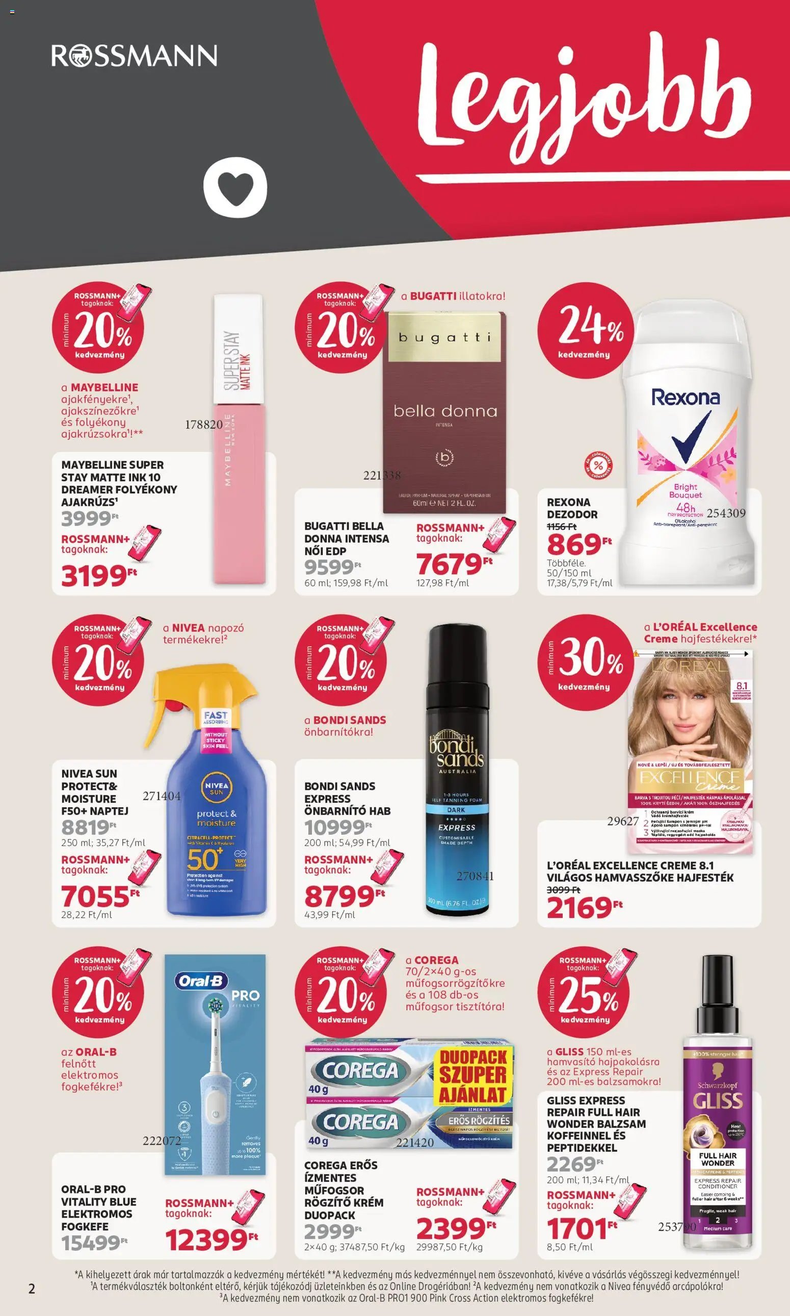 Rossmann újság 2026.06.29. Rossmann akciós újság