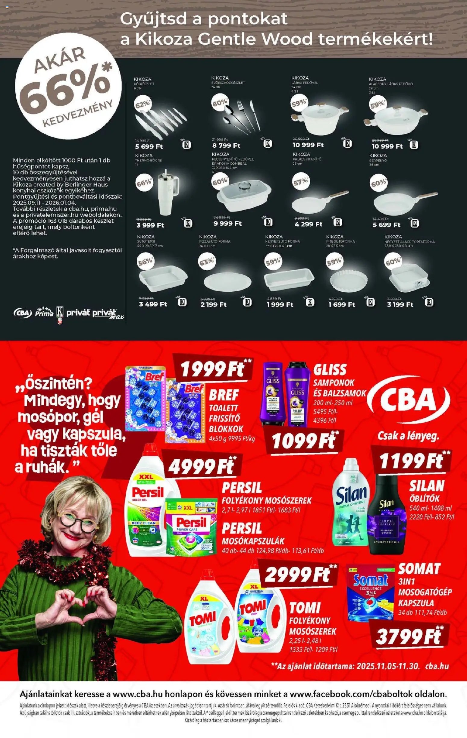 CBA újság 2025.11.13. Akciós újság CBA (2025-11-13 - 2025-11-19)