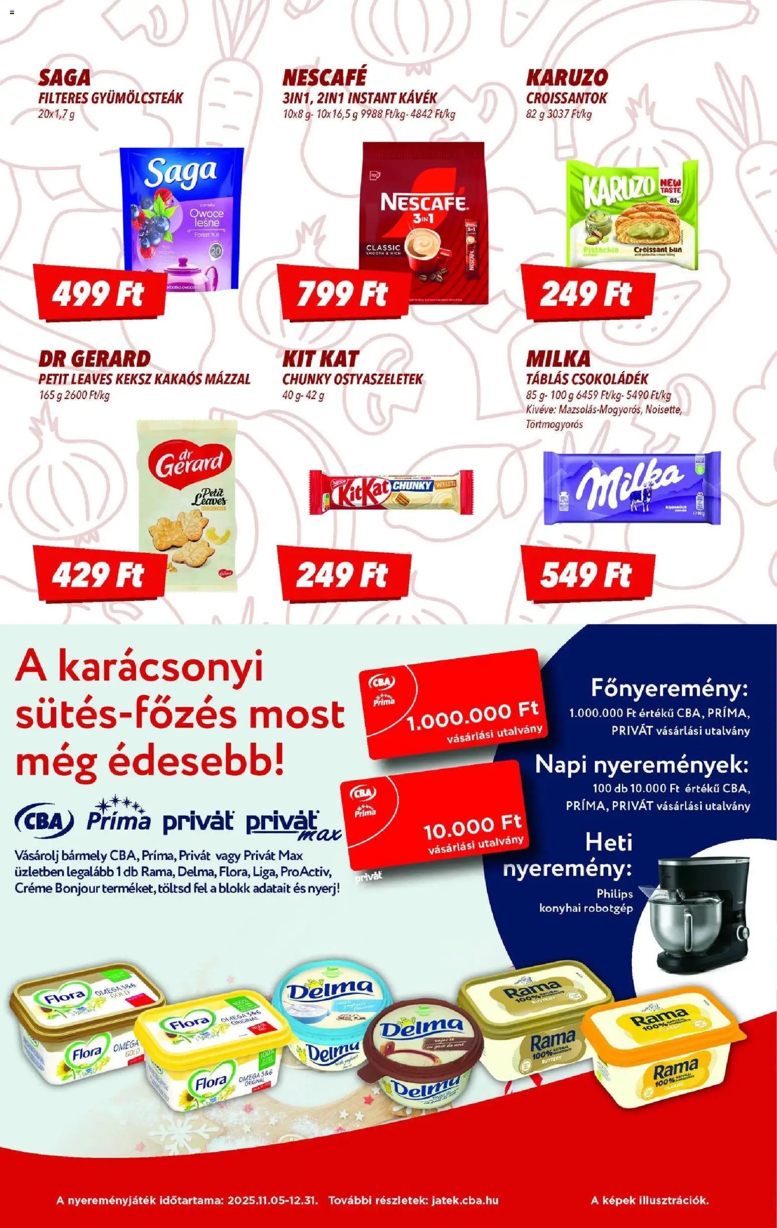 CBA újság 2025.11.13. Akciós újság CBA (2025-11-13 - 2025-11-19)