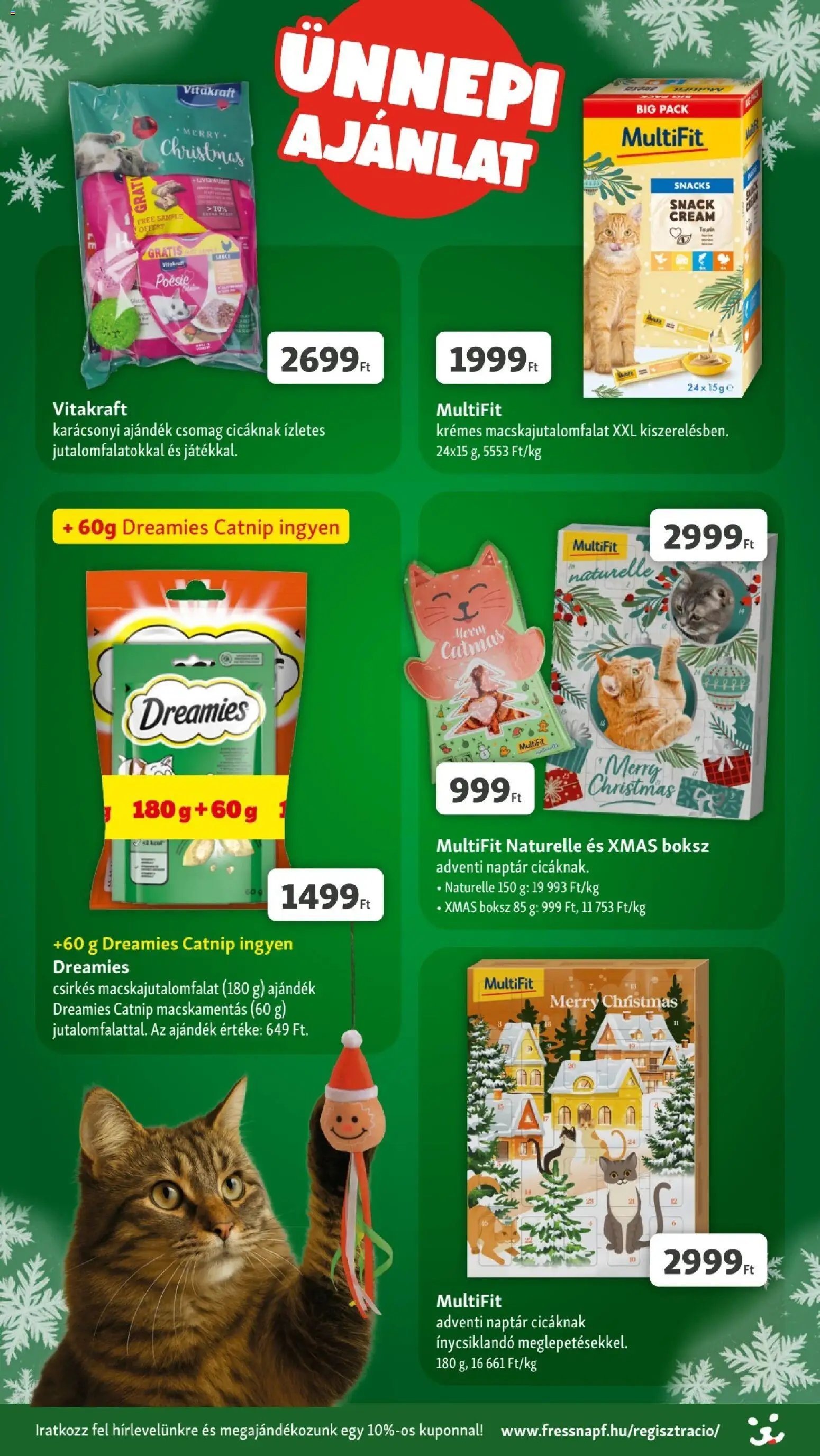 Fressnapf újság 2025.11.06. Akciós újság Fressnapf (2025-11-06 - 2025-11-12)