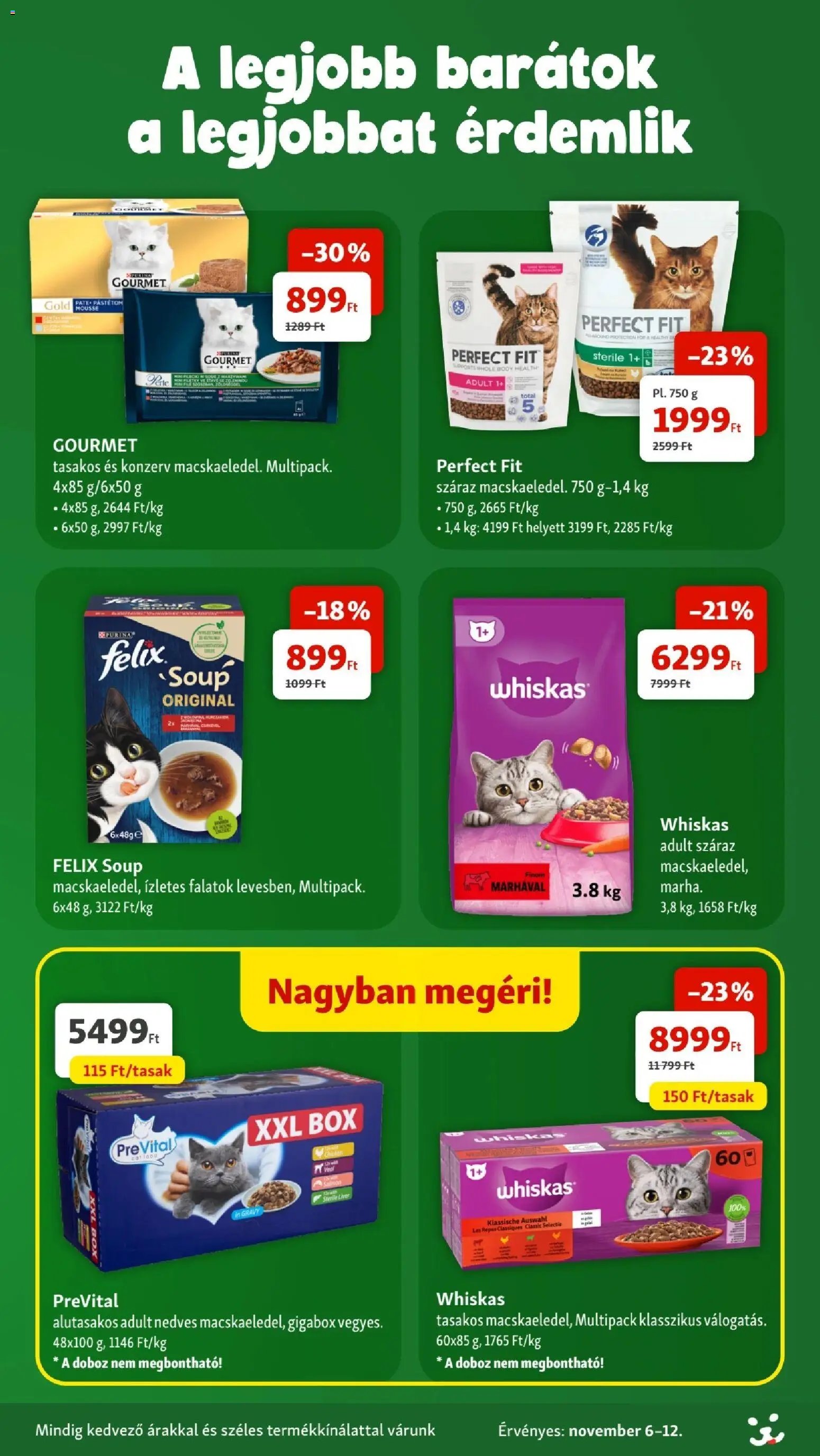 Fressnapf újság 2025.11.06. Akciós újság Fressnapf (2025-11-06 - 2025-11-12)