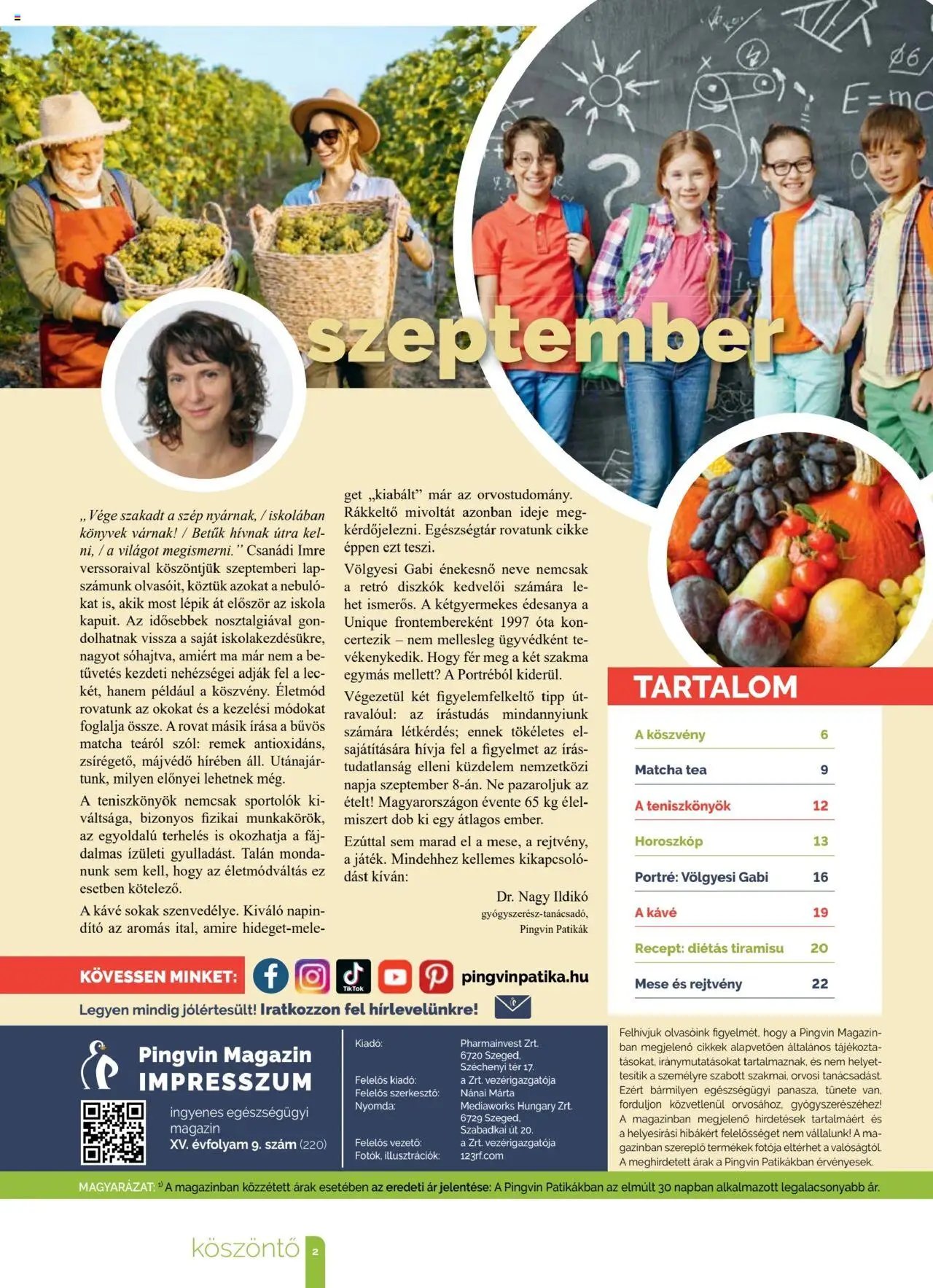 Pingvin Patika újság 2025.09.01. Pingvin Magazin (2025-09-01 - 2025-09-30)