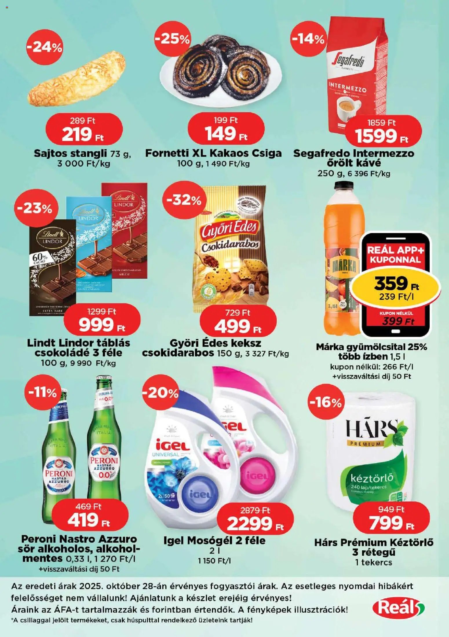 Reál újság 2025.11.06. Bevásárló hétvége - Pest megye (2025-11-06 - 2025-11-09)