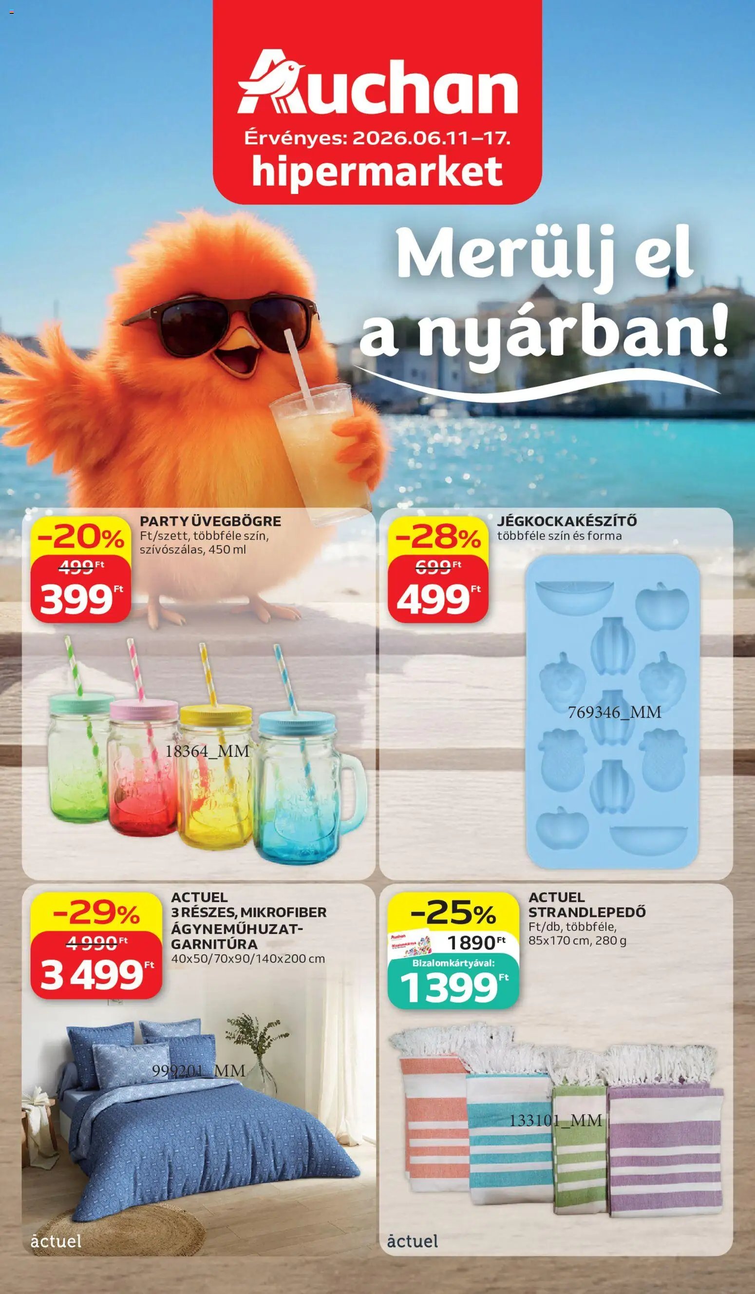 Auchan újság 2026.06.11. Auchan Hetes nyári ajánlataink