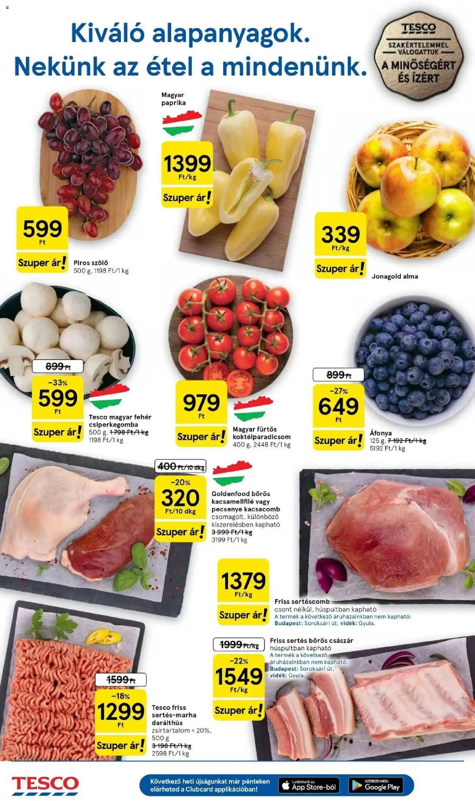 Tesco újság 2026.04.16. Tesco akciós újság (2026-04-16 - 2026-04-22)