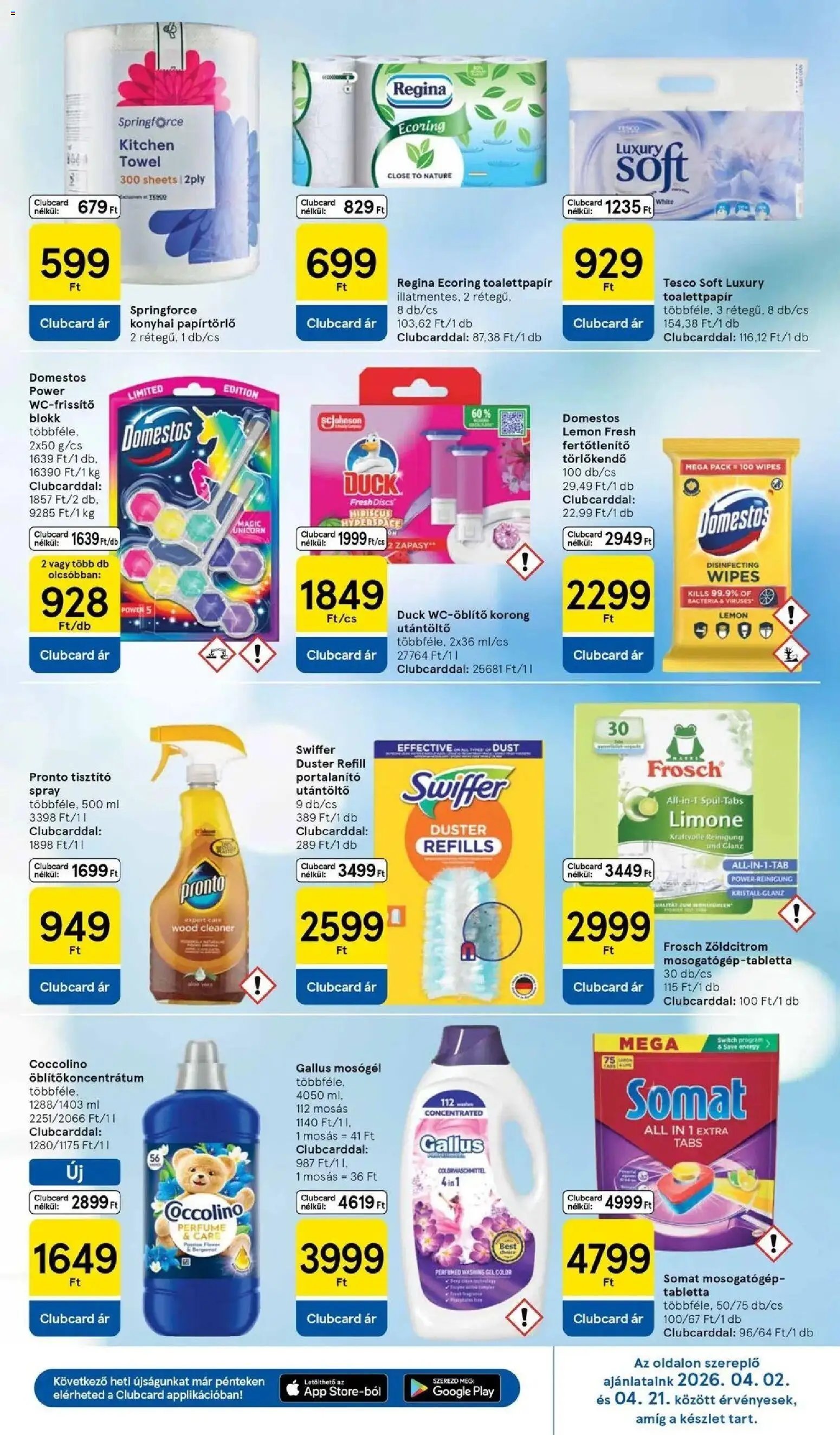 Tesco újság 2026.04.16. Tesco akciós újság (2026-04-16 - 2026-04-22)