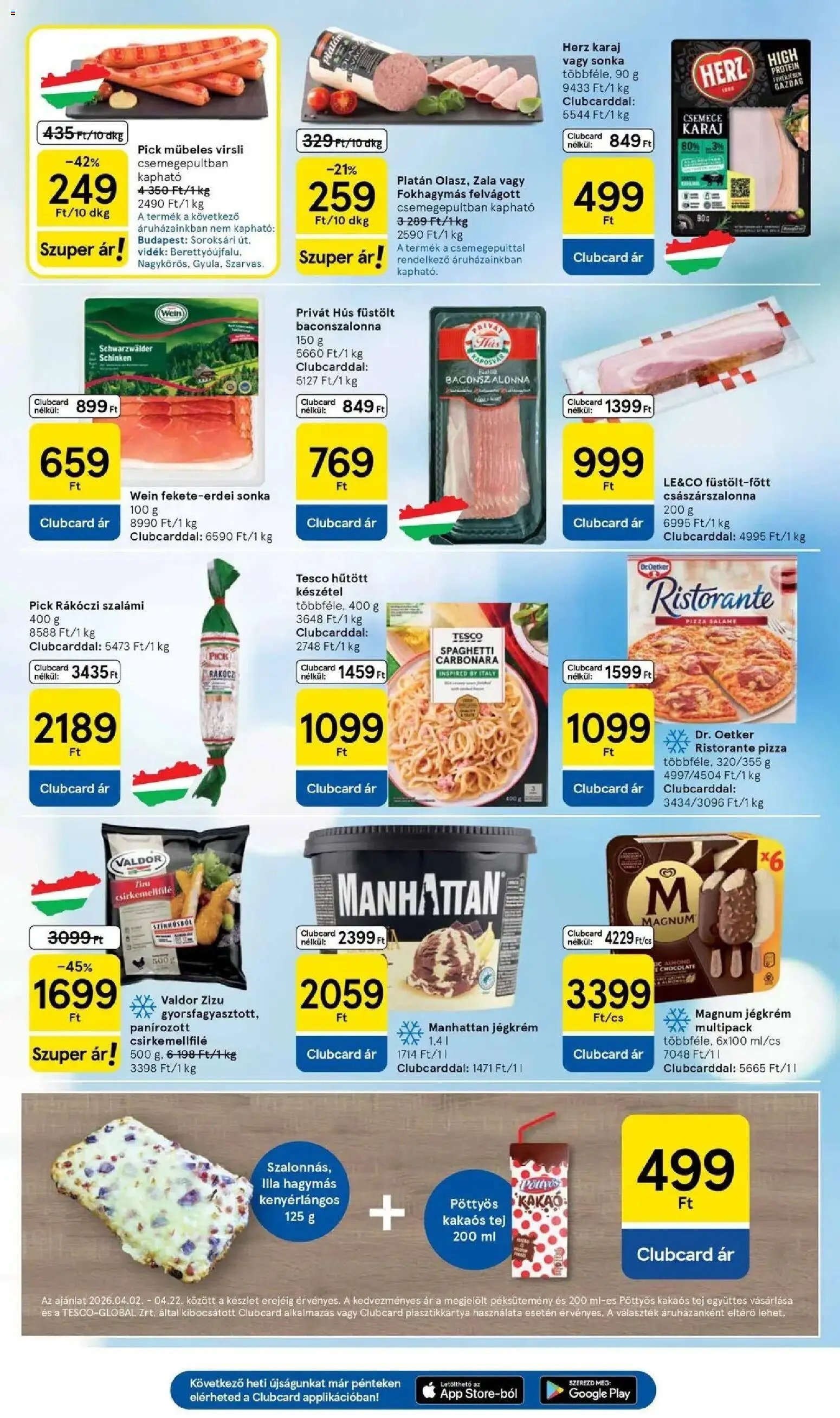 Tesco újság 2026.04.16. Tesco akciós újság (2026-04-16 - 2026-04-22)