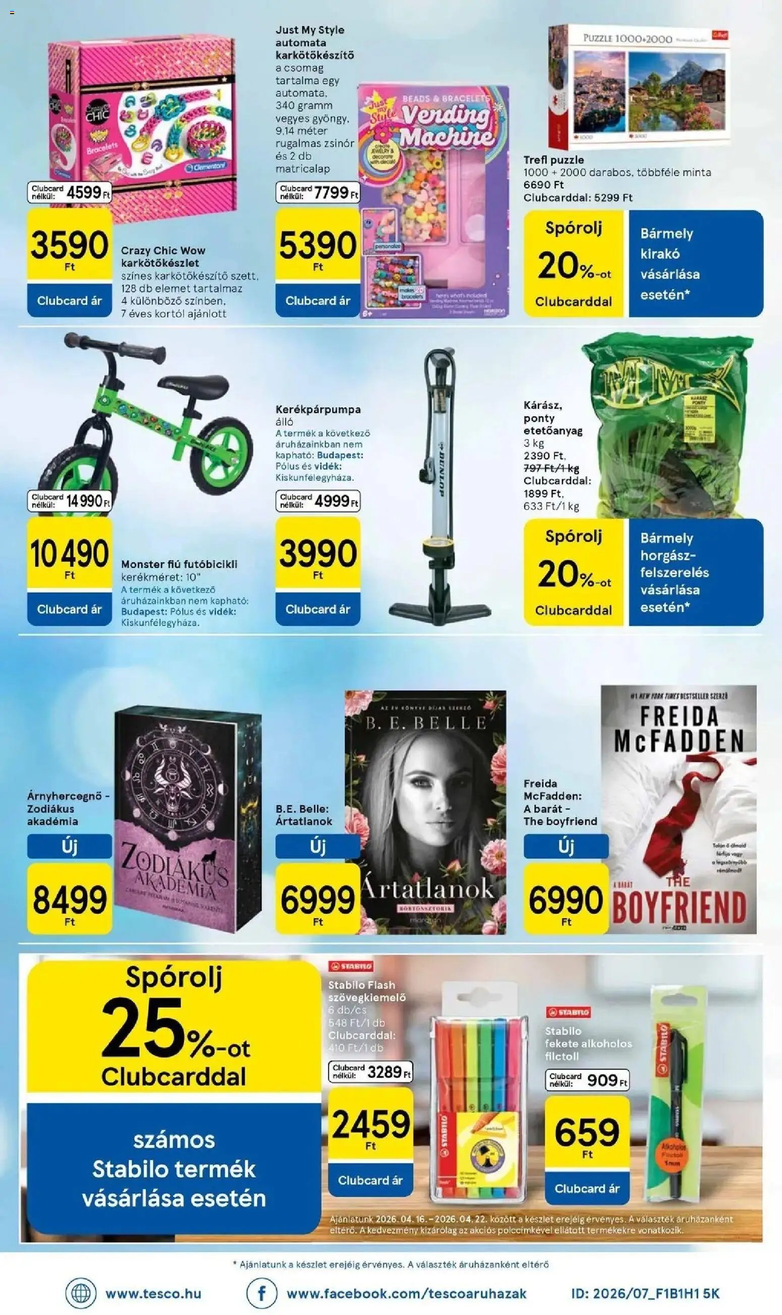 Tesco újság 2026.04.16. Tesco akciós újság (2026-04-16 - 2026-04-22)