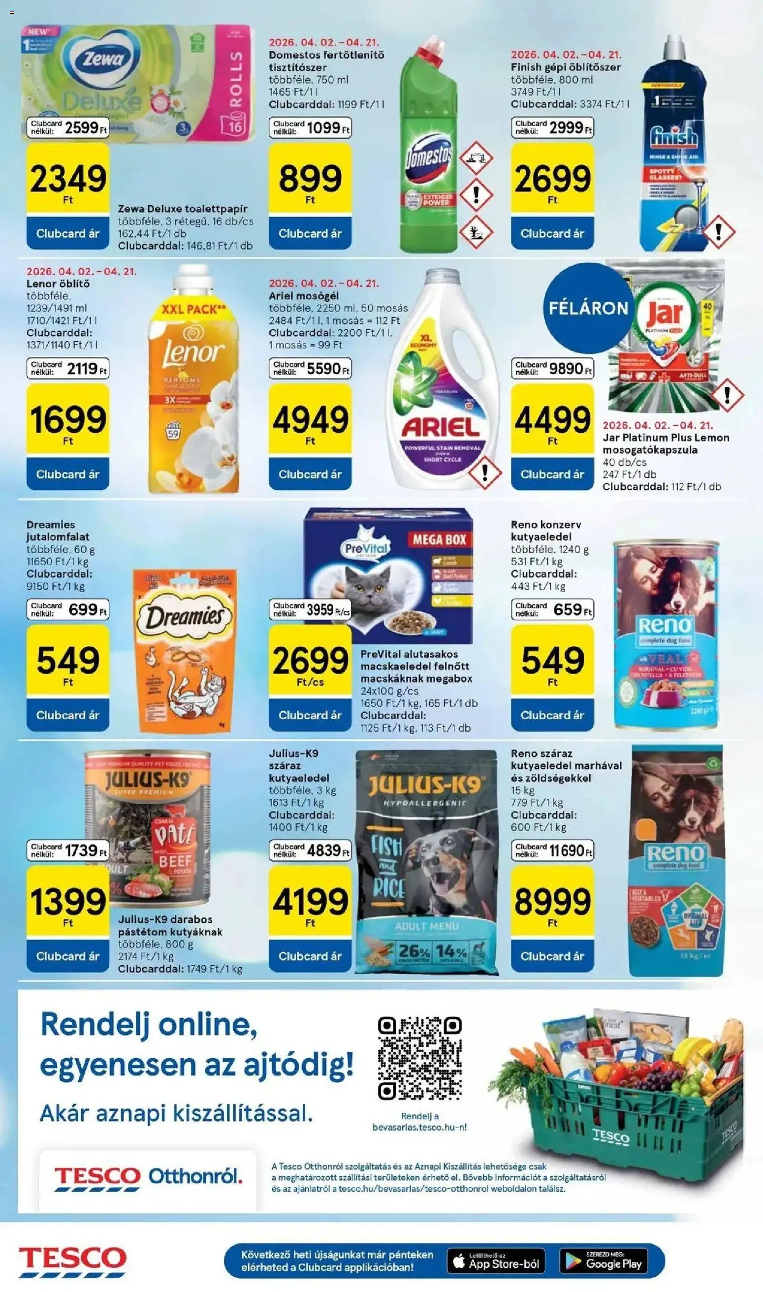 Tesco újság 2026.04.16. Tesco akciós újság (2026-04-16 - 2026-04-22)