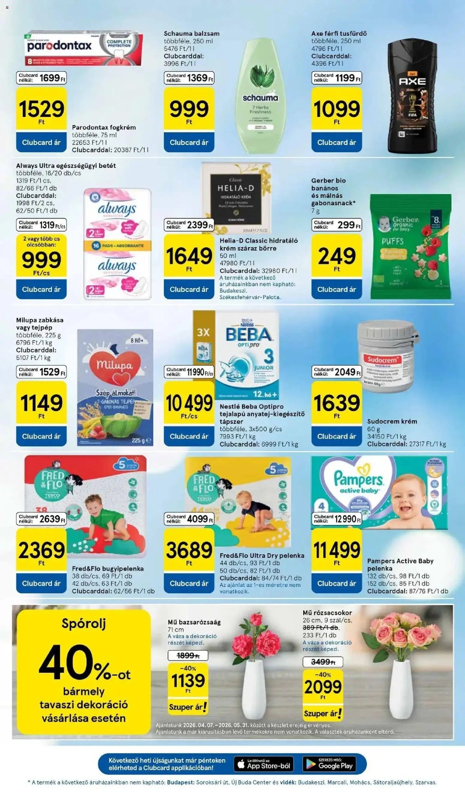 Tesco újság 2026.04.16. Tesco akciós újság (2026-04-16 - 2026-04-22)