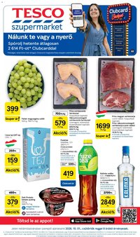 Tesco újság 2026.10.08. Tesco Szupermarket akciós újság