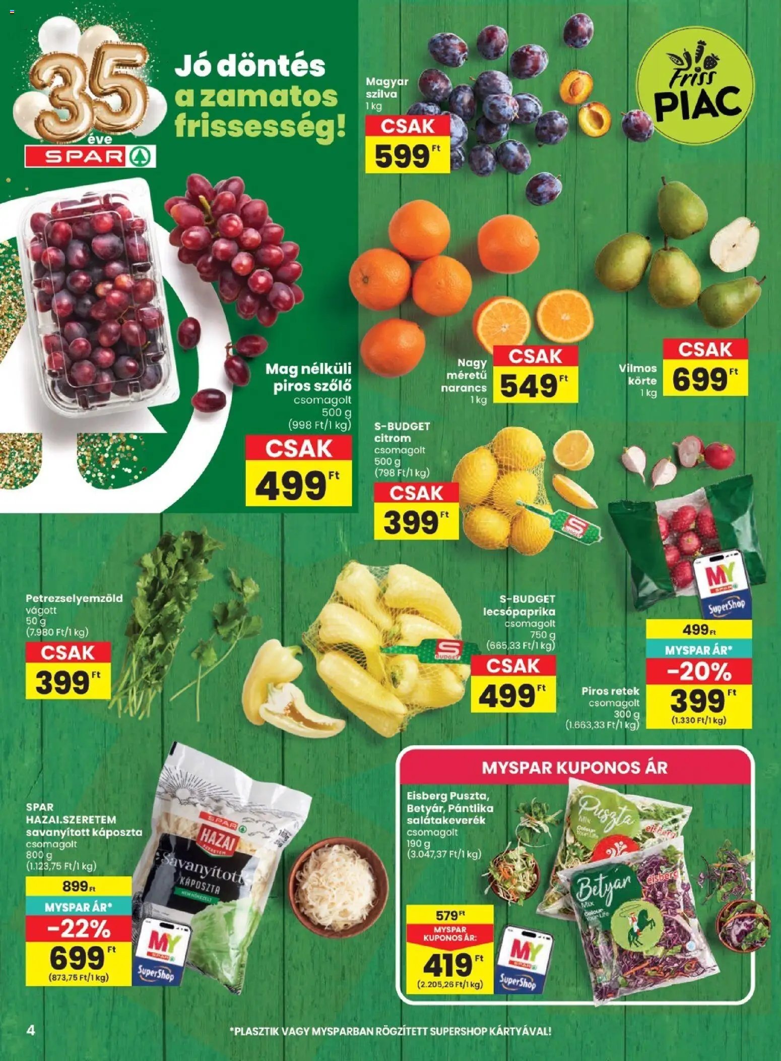 Spar újság 2026.09.17. Spar akciós újság