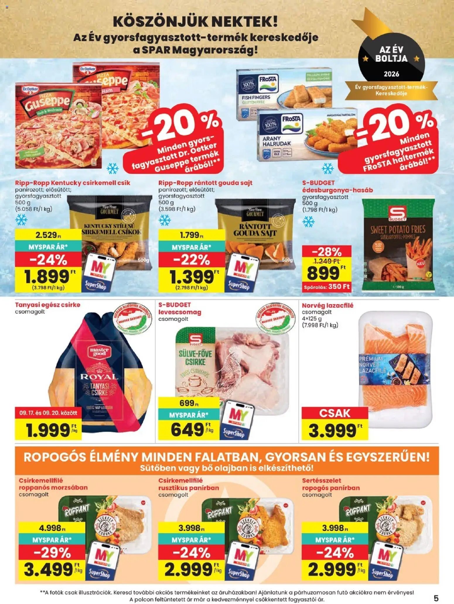 Spar újság 2026.09.17. Spar akciós újság