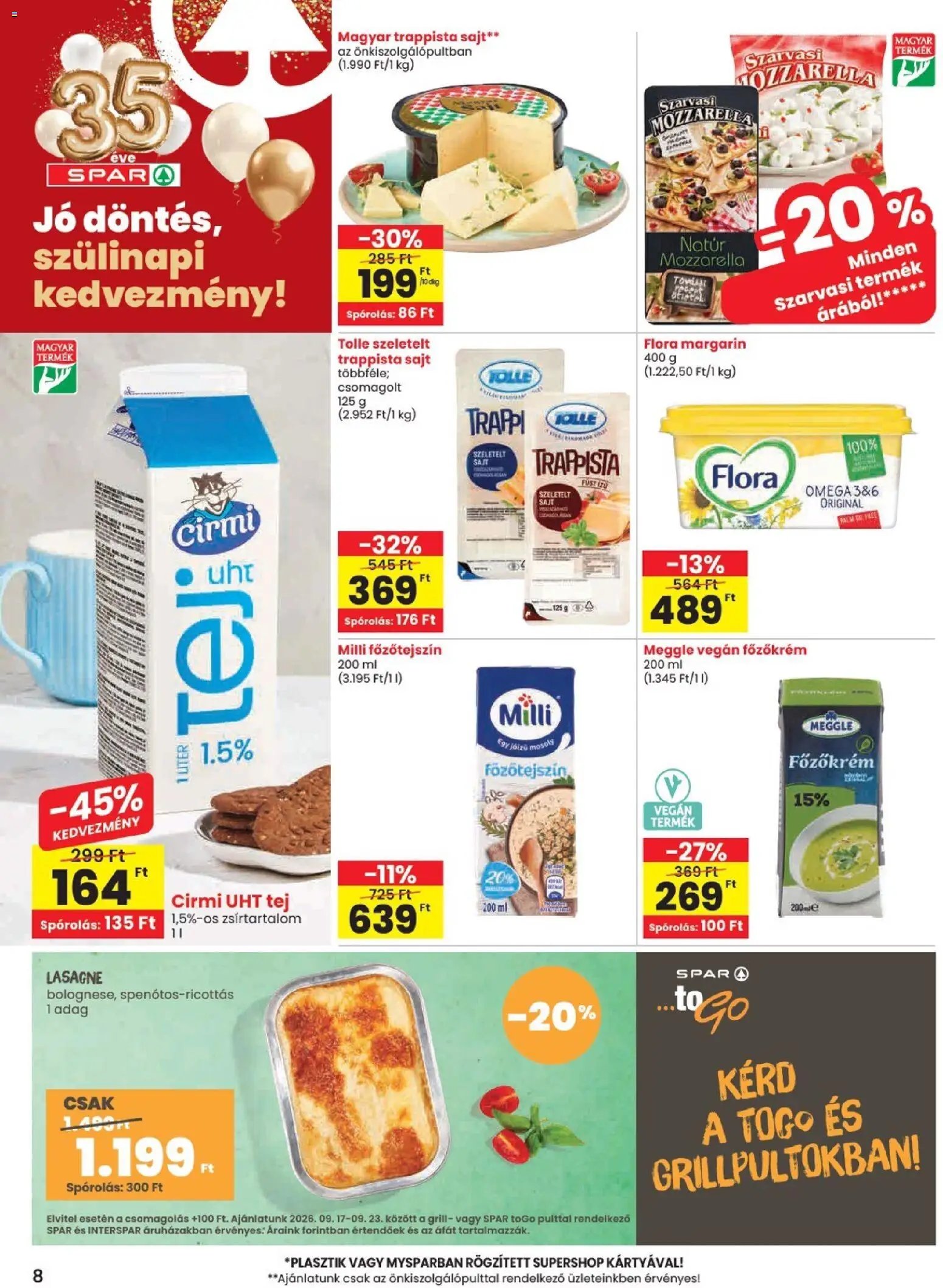 Spar újság 2026.09.17. Spar akciós újság