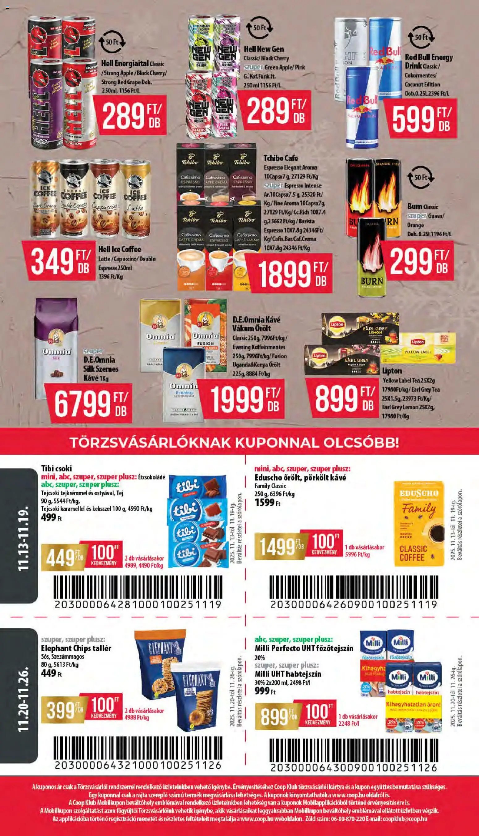 COOP újság 2025.11.13. Akciós újság COOP (2025-11-13 - 2025-11-26)