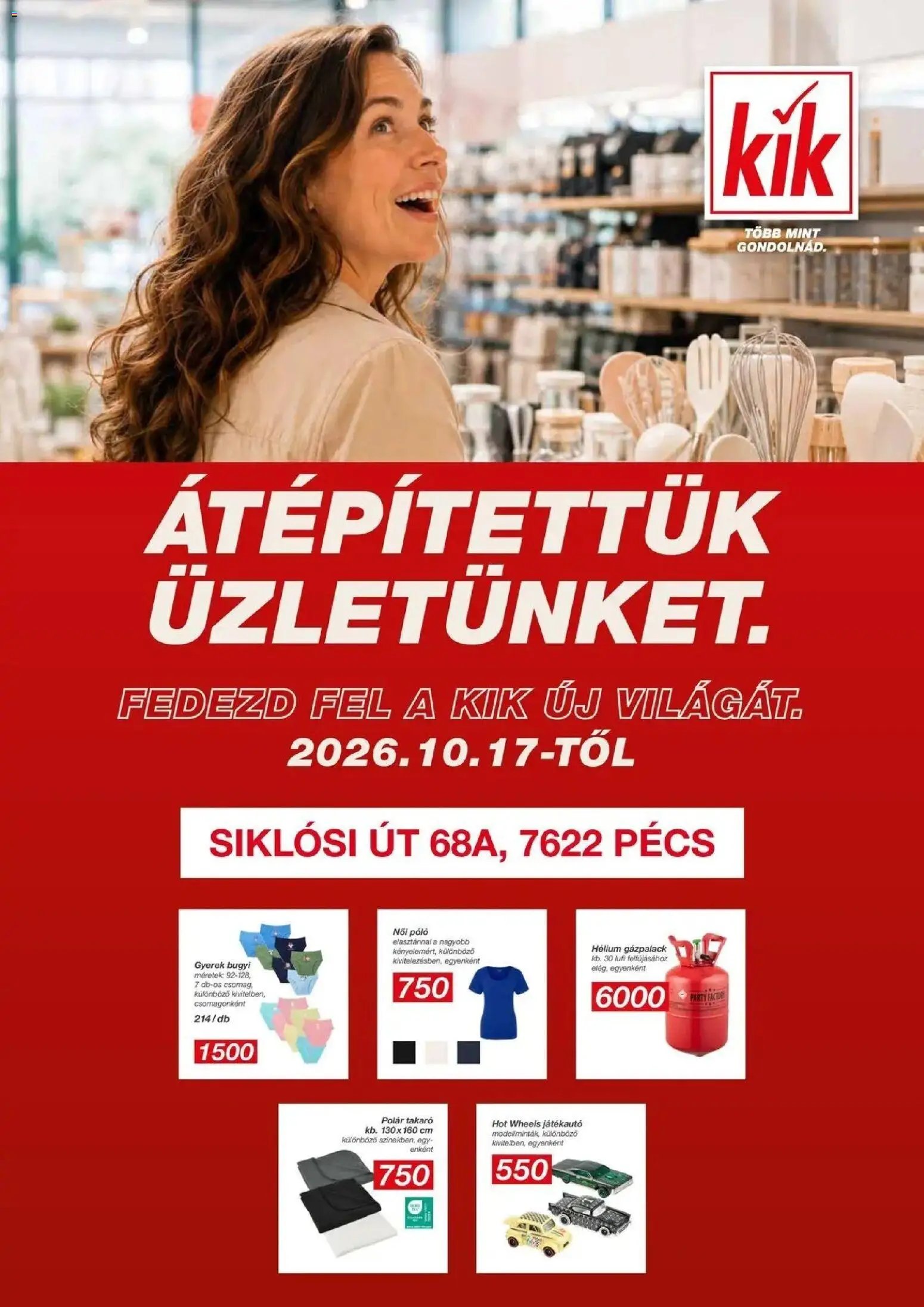 Kik akciós újság Pécs 2026.10.17. - lapozható formában szórólap ✳️