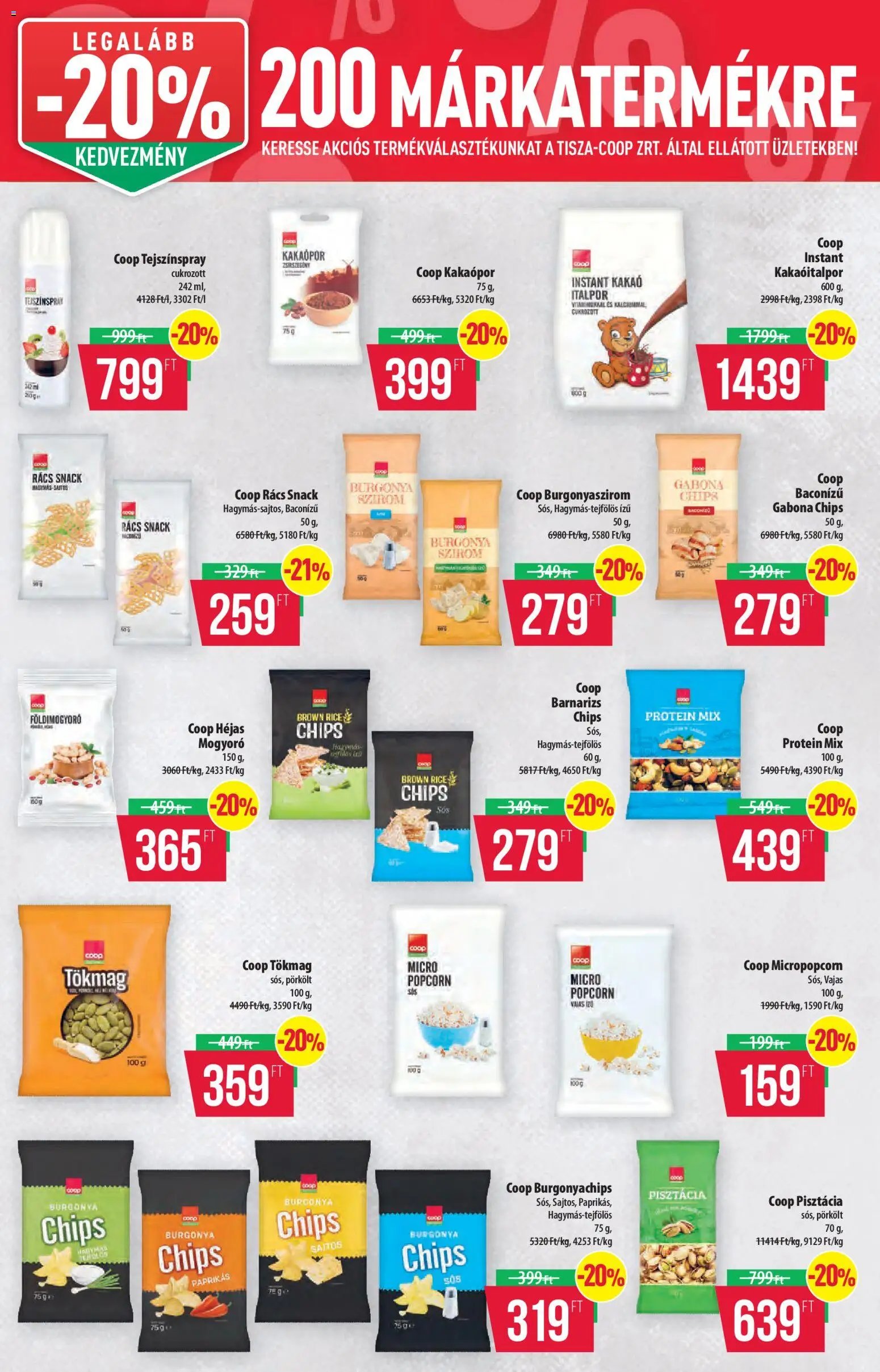 COOP újság 2026.10.08. COOP - Abc & Szuper / Tisza