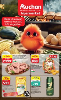 Auchan újság 2026.08.13. Auchan Grill ajánlatok