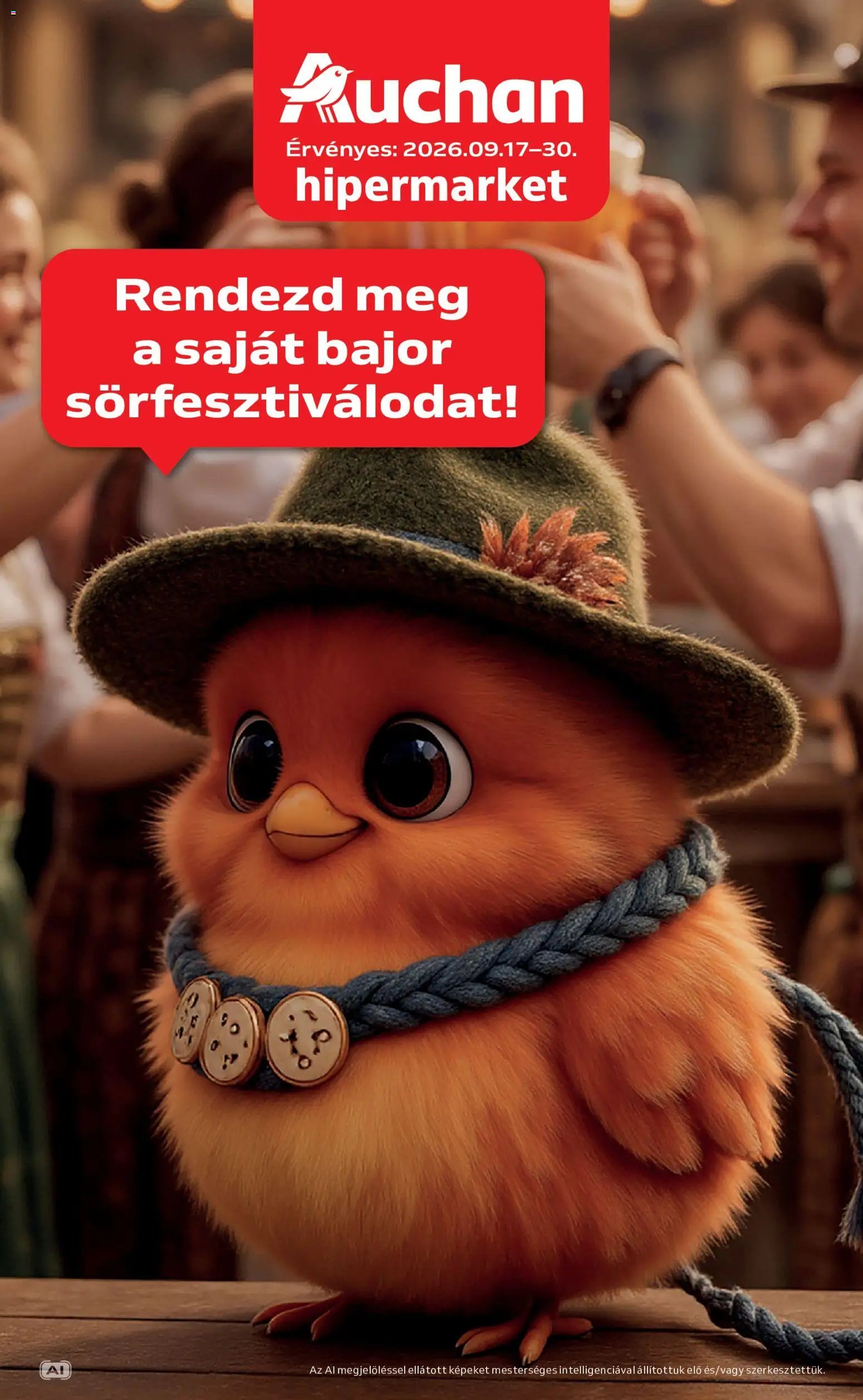Auchan újság 2026.09.17. Auchan Bajor sorfesztival ajánlatok