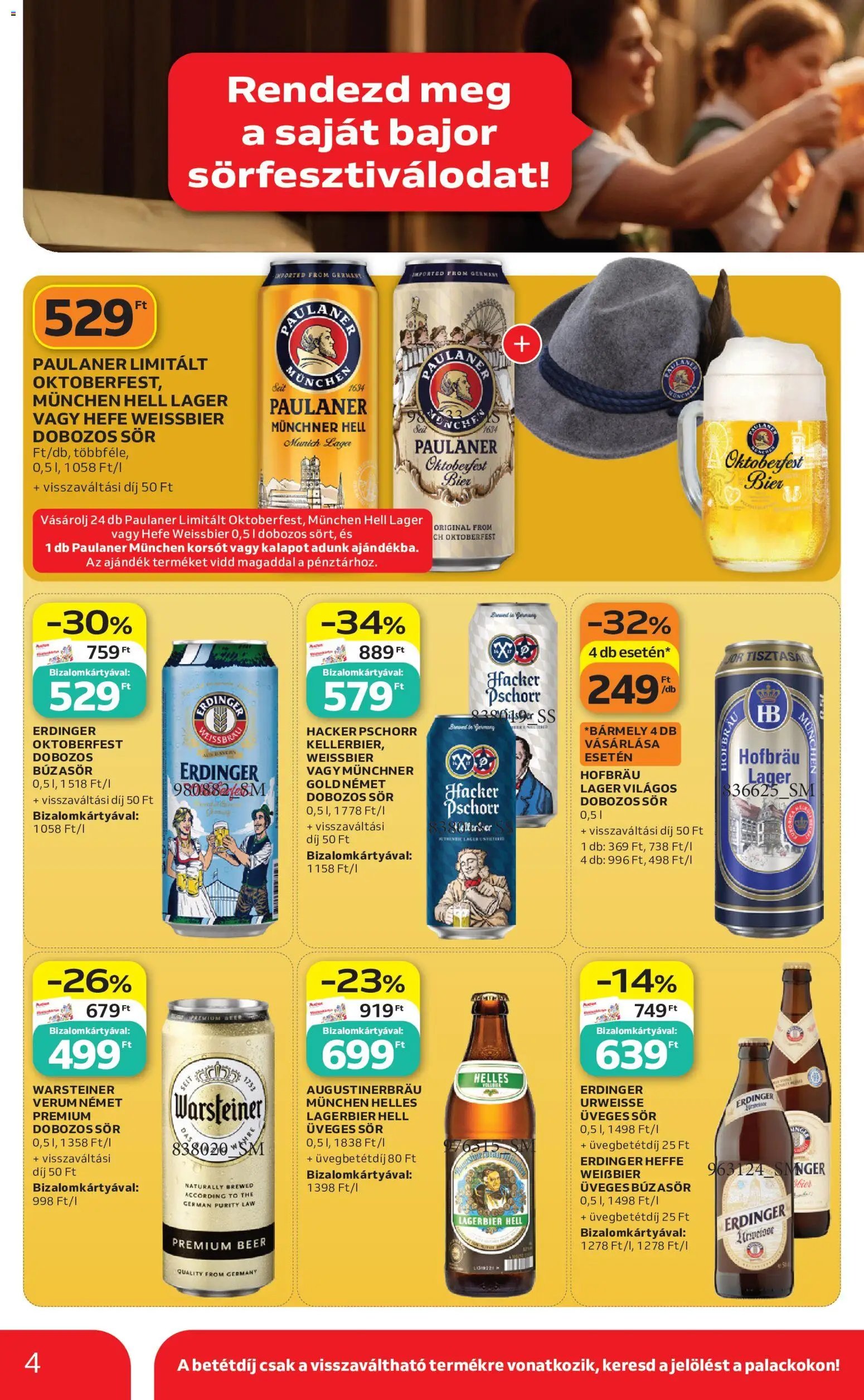 Auchan újság 2026.09.17. Auchan Bajor sorfesztival ajánlatok