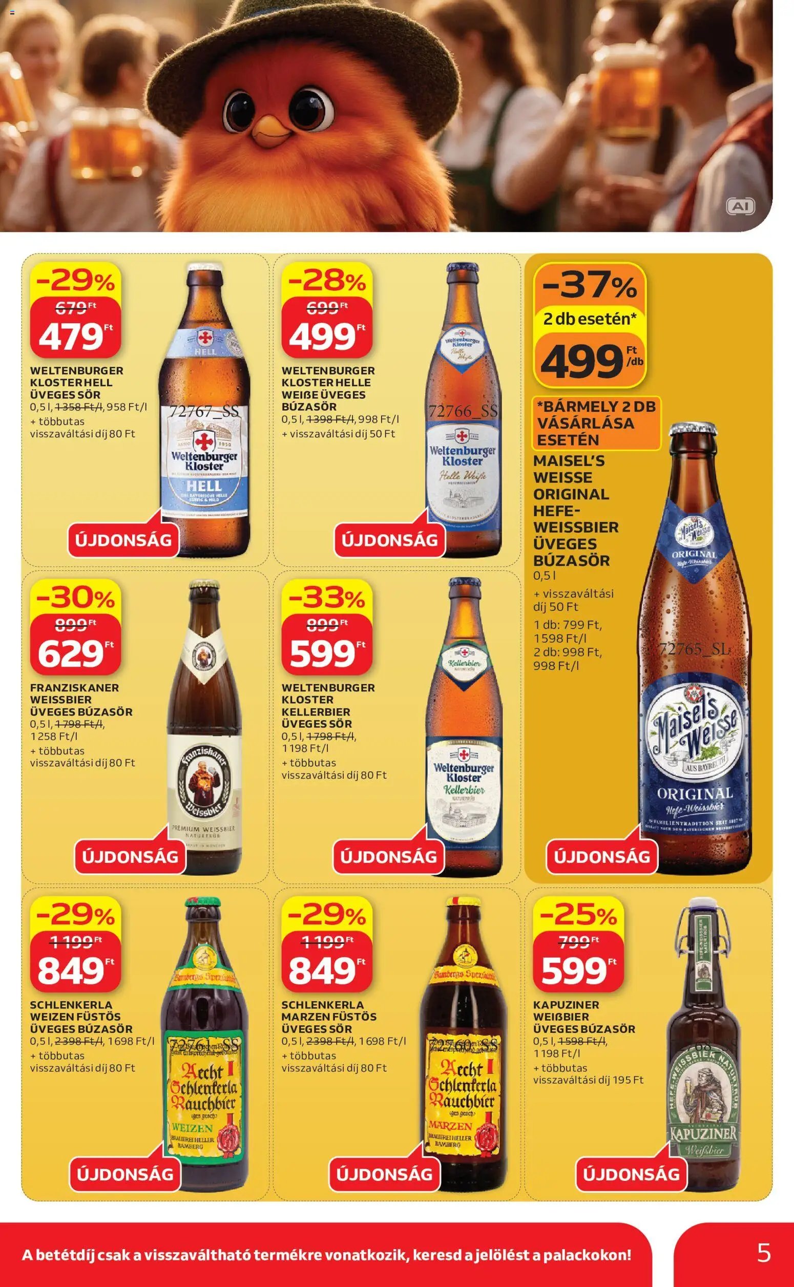 Auchan újság 2026.09.17. Auchan Bajor sorfesztival ajánlatok