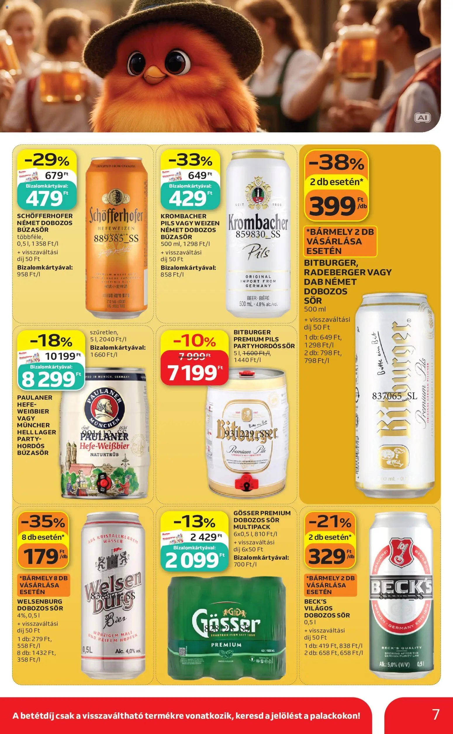 Auchan újság 2026.09.17. Auchan Bajor sorfesztival ajánlatok