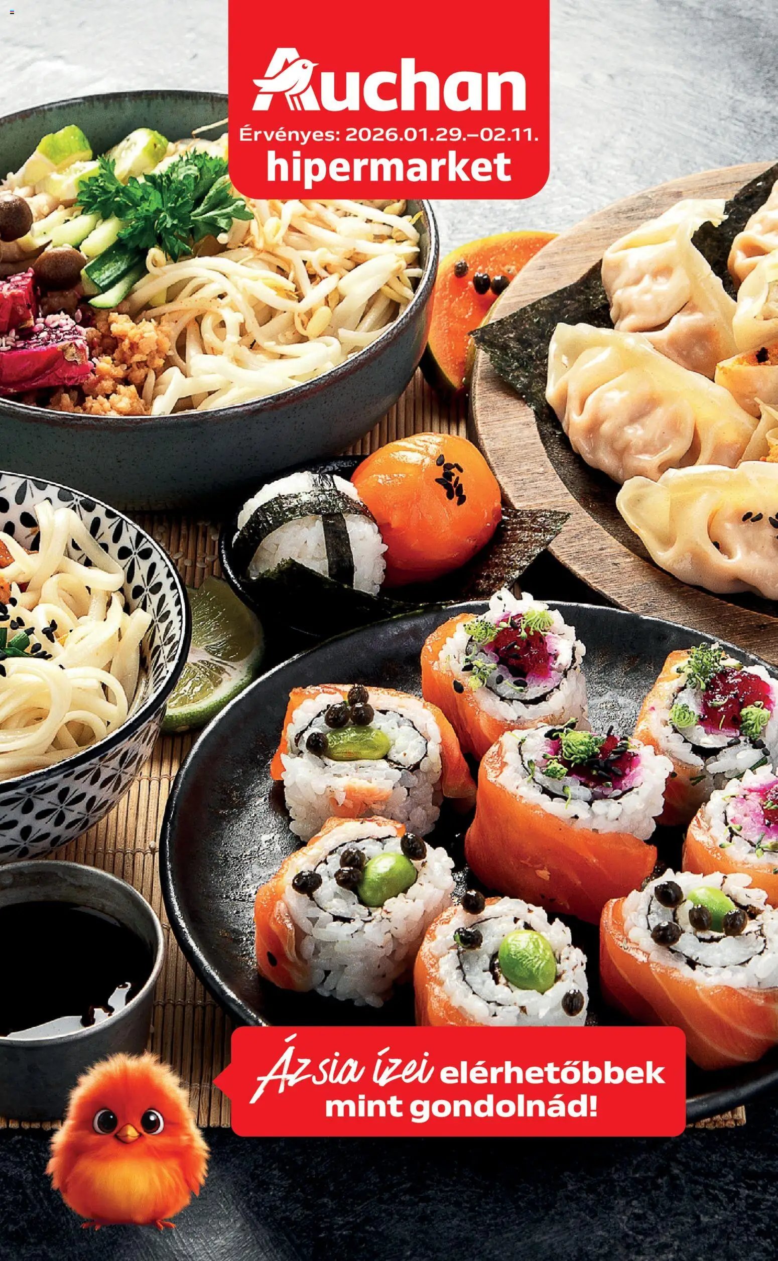 Auchan újság 2026.01.29. Ázsiai hetek (2026-01-29 - 2026-02-11)