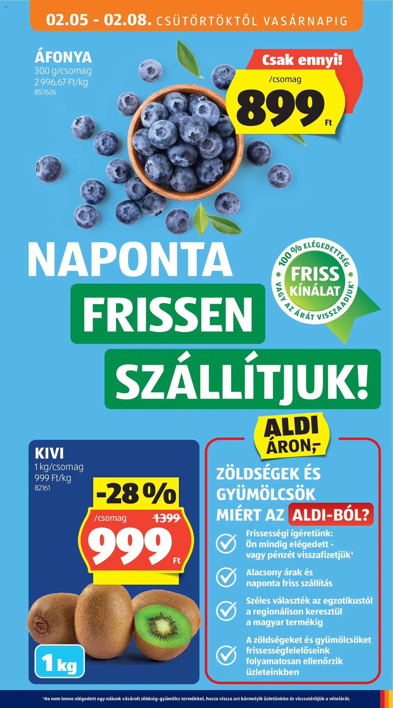 Aldi újság 2026.02.05. Akciós újság Aldi (2026-02-05 - 2026-02-11)