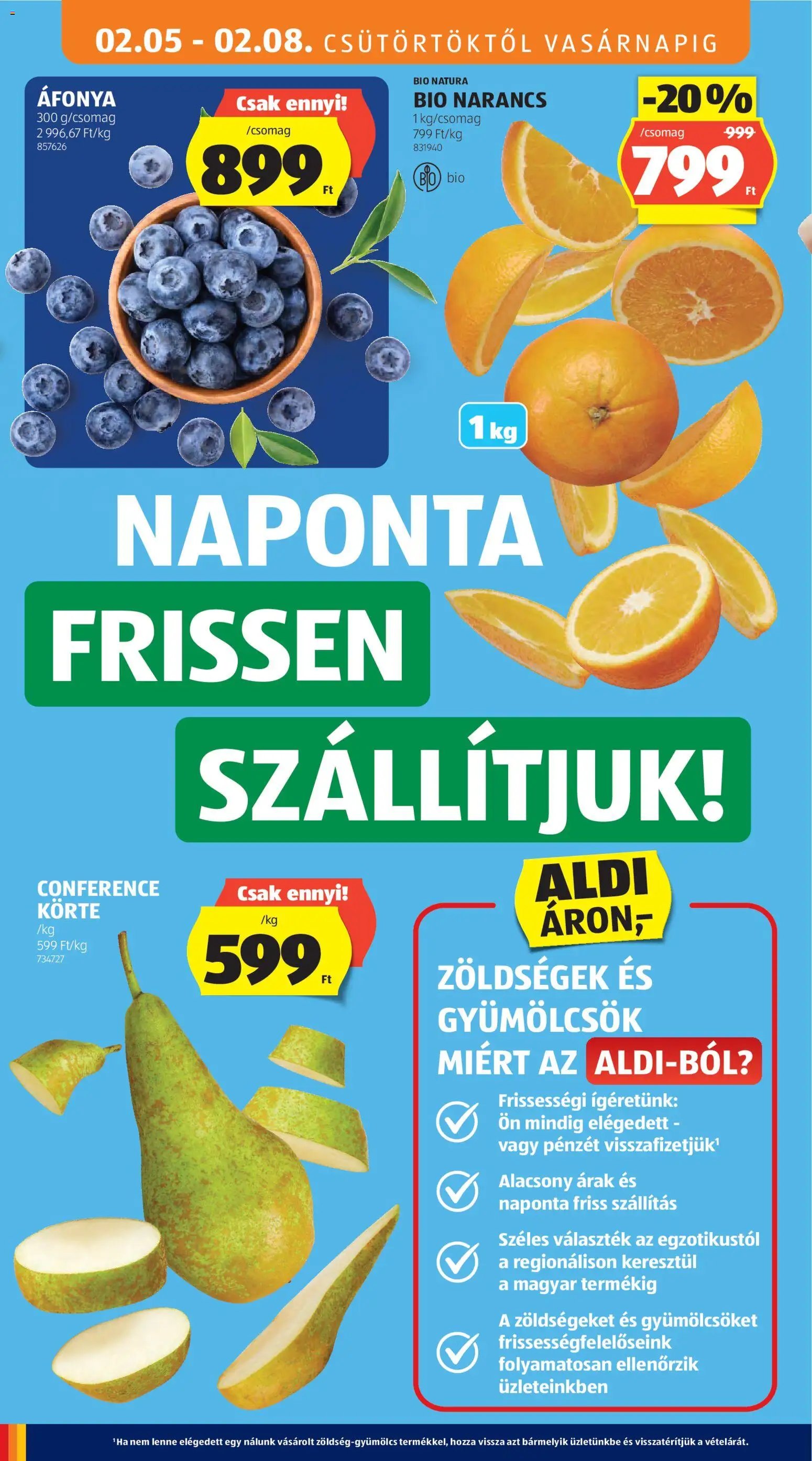 Aldi újság 2026.02.05. Akciós újság Aldi (2026-02-05 - 2026-02-11)