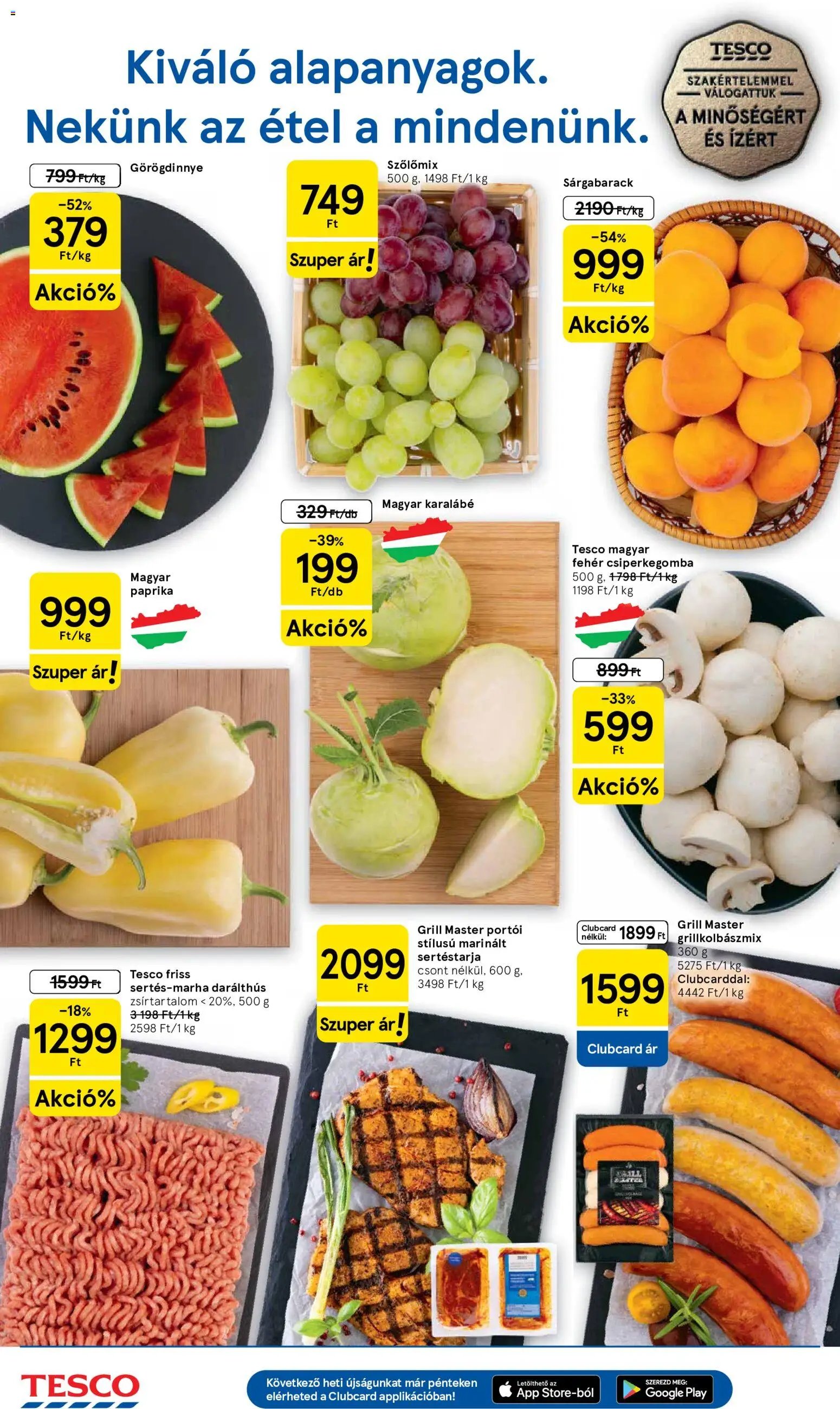 Tesco újság 2026.06.04. Tesco Szupermarket akciós újság