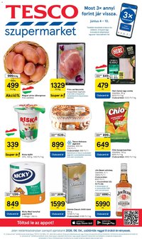 Tesco újság 2026.06.04. Tesco Szupermarket akciós újság