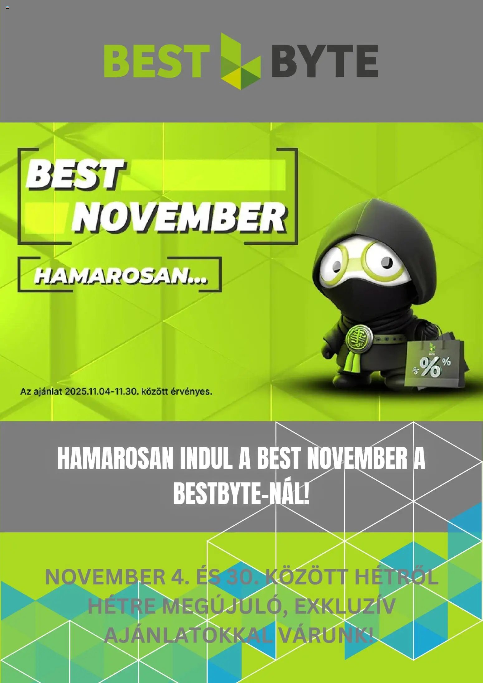 Best Byte újság 2025.10.31. Best November értesítés (2025-10-31)