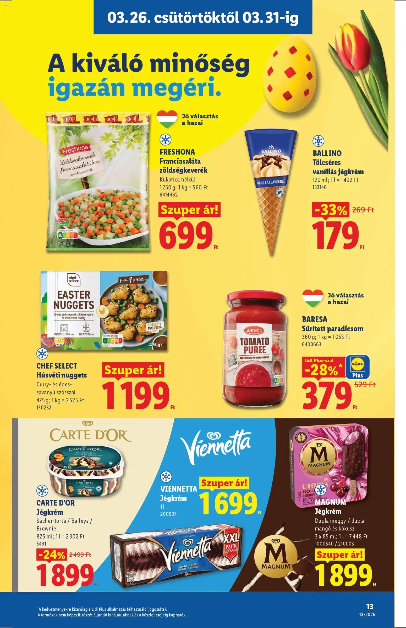 Lidl újság 2026.03.26. Lidl akciós újság (2026-03-26 - 2026-03-31)