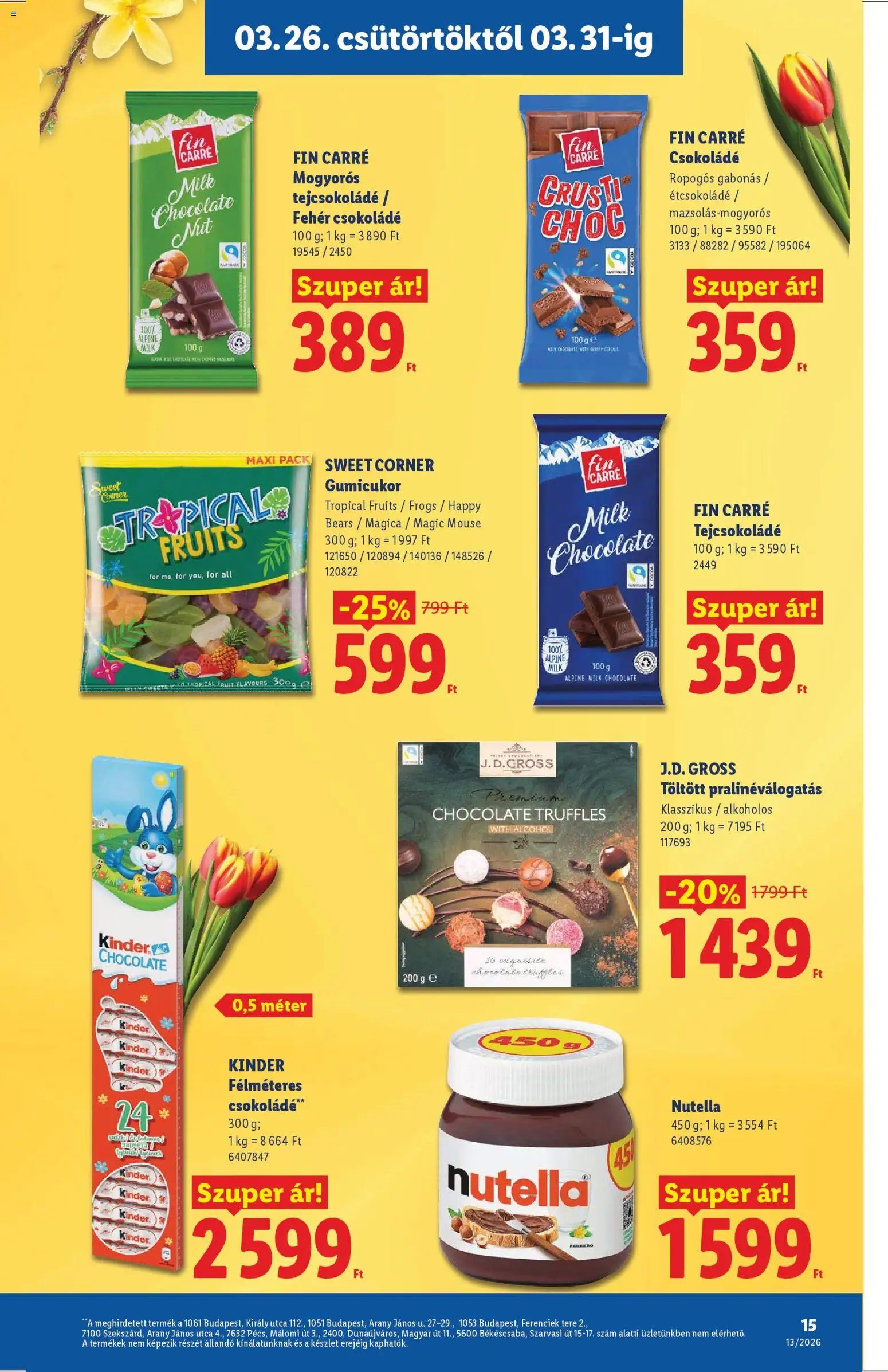 Lidl újság 2026.03.26. Lidl akciós újság (2026-03-26 - 2026-03-31)