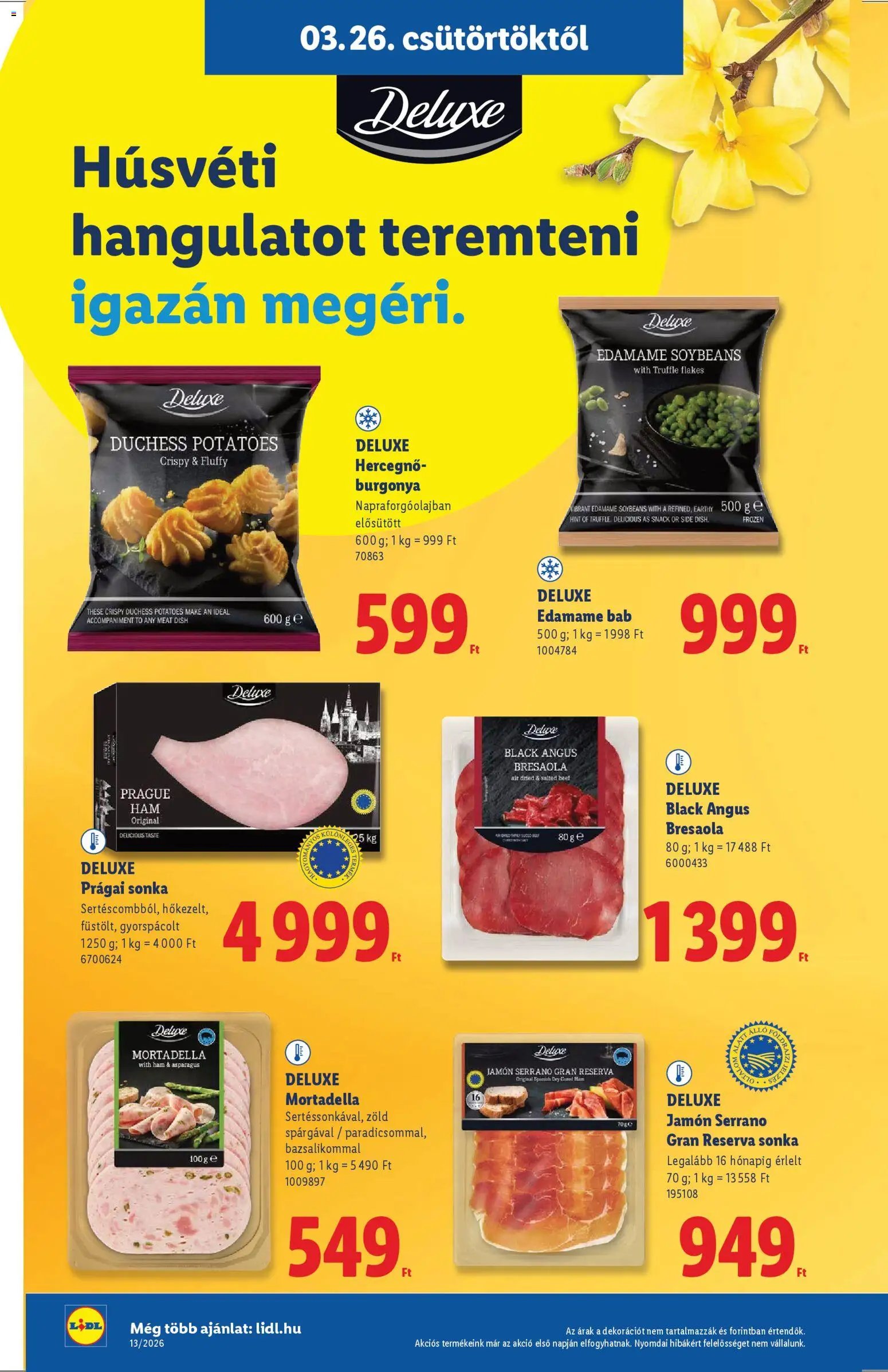 Lidl újság 2026.03.26. Lidl akciós újság (2026-03-26 - 2026-03-31)