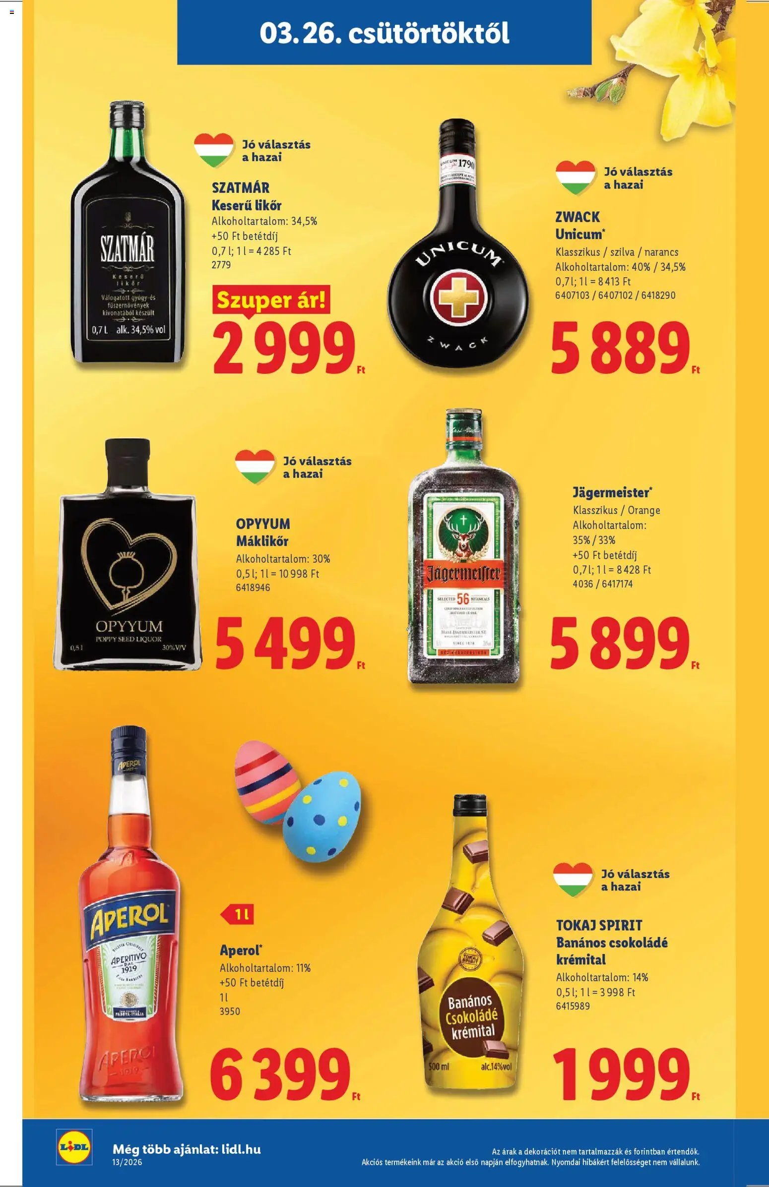 Lidl újság 2026.03.26. Lidl akciós újság (2026-03-26 - 2026-03-31)