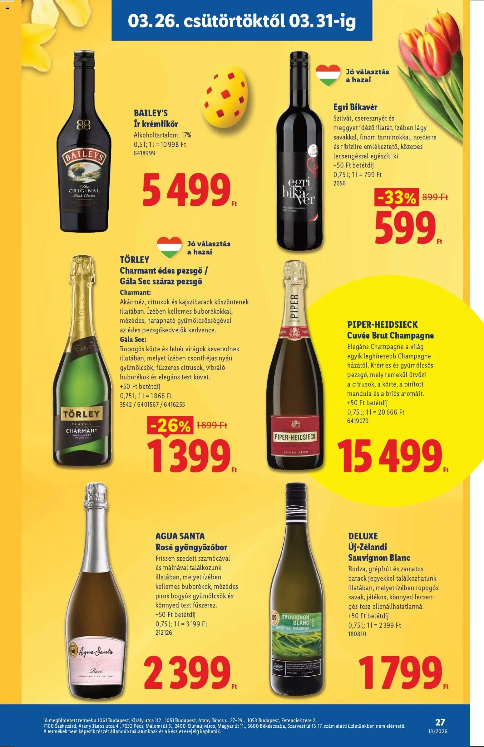Lidl újság 2026.03.26. Lidl akciós újság (2026-03-26 - 2026-03-31)