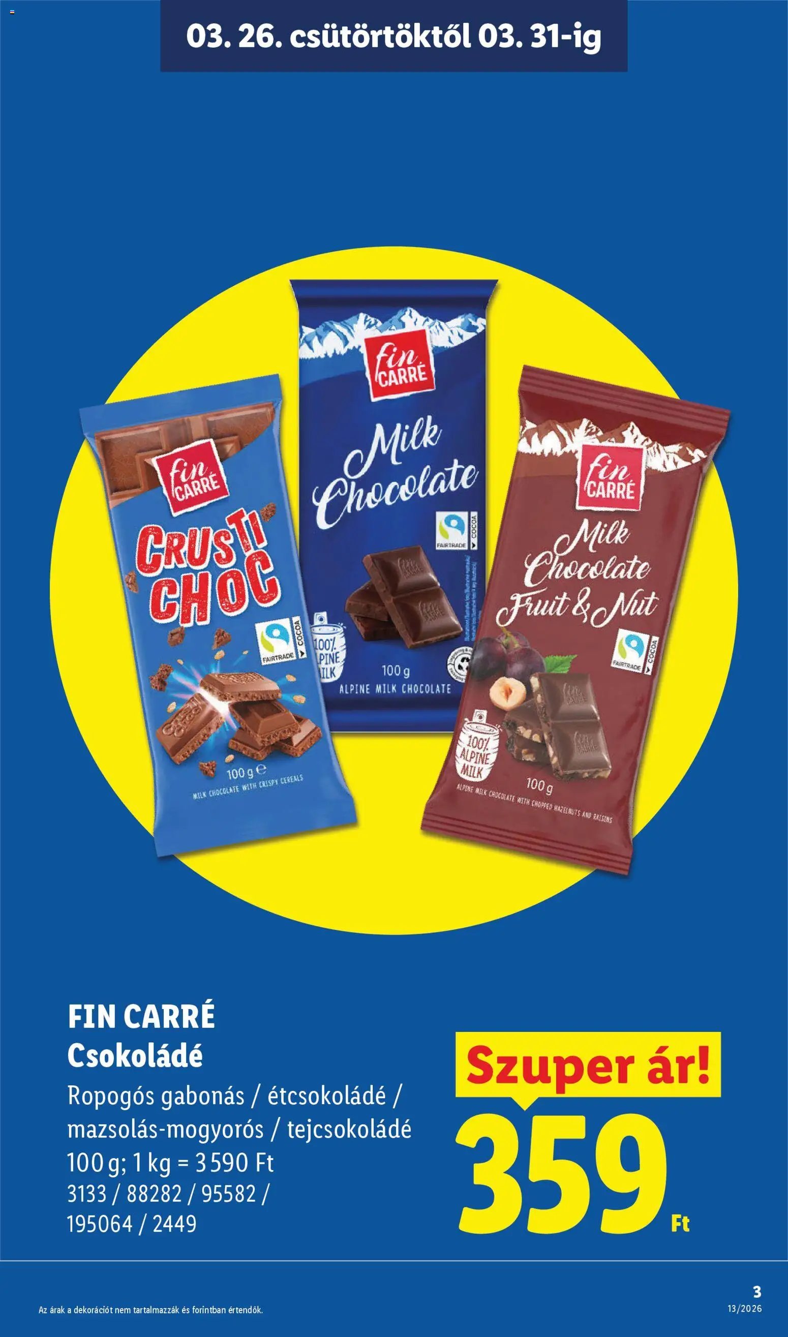 Lidl újság 2026.03.26. Lidl akciós újság (2026-03-26 - 2026-03-31)